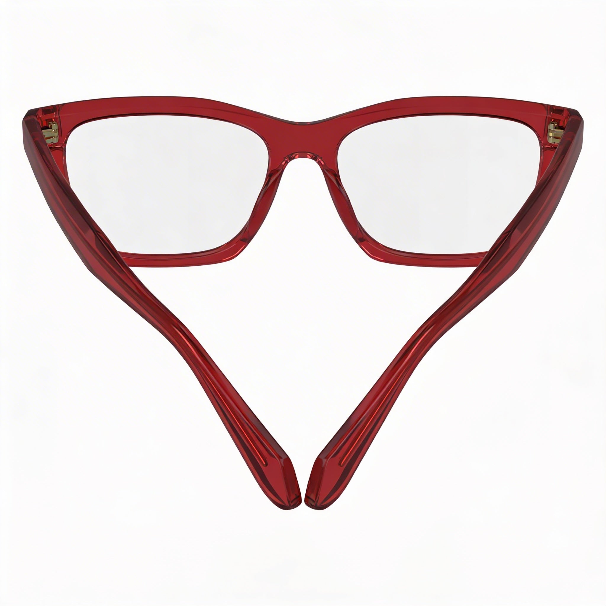 Salvatore Ferragamo SF2986 Men's Transparent Red Acetate Eyeglasses 53mm, Photo 3
