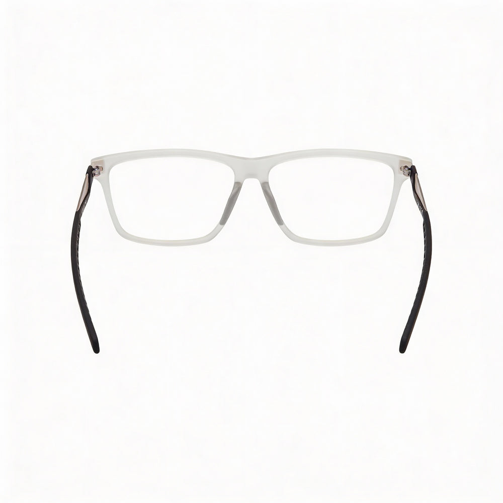 Gafas unisex adidas MODERNO con montura de plástico y cristales transparentes, talla 55-14-140