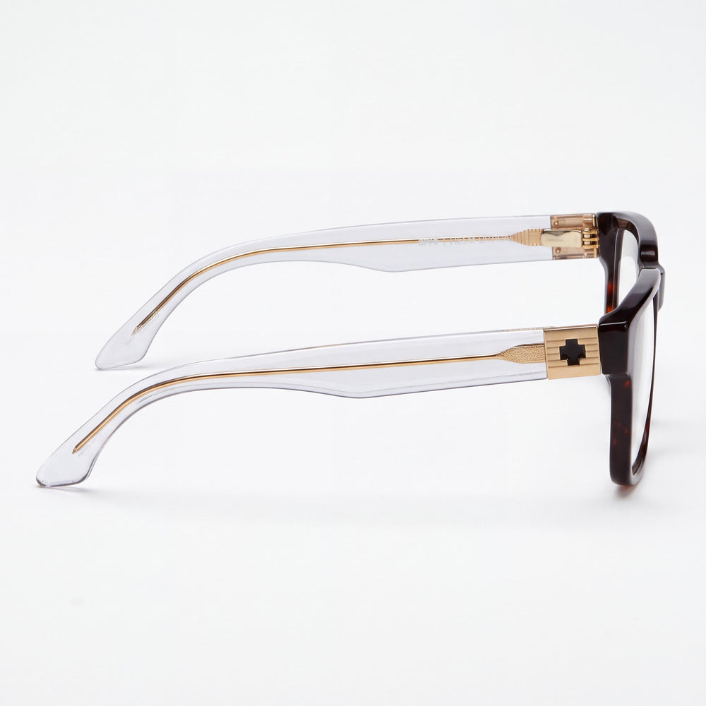 Spy Helm Optical 56 Unisex Dark Tort Crystal Acetate Prescription Ready Eyeglasses Frame 56-17-145mm