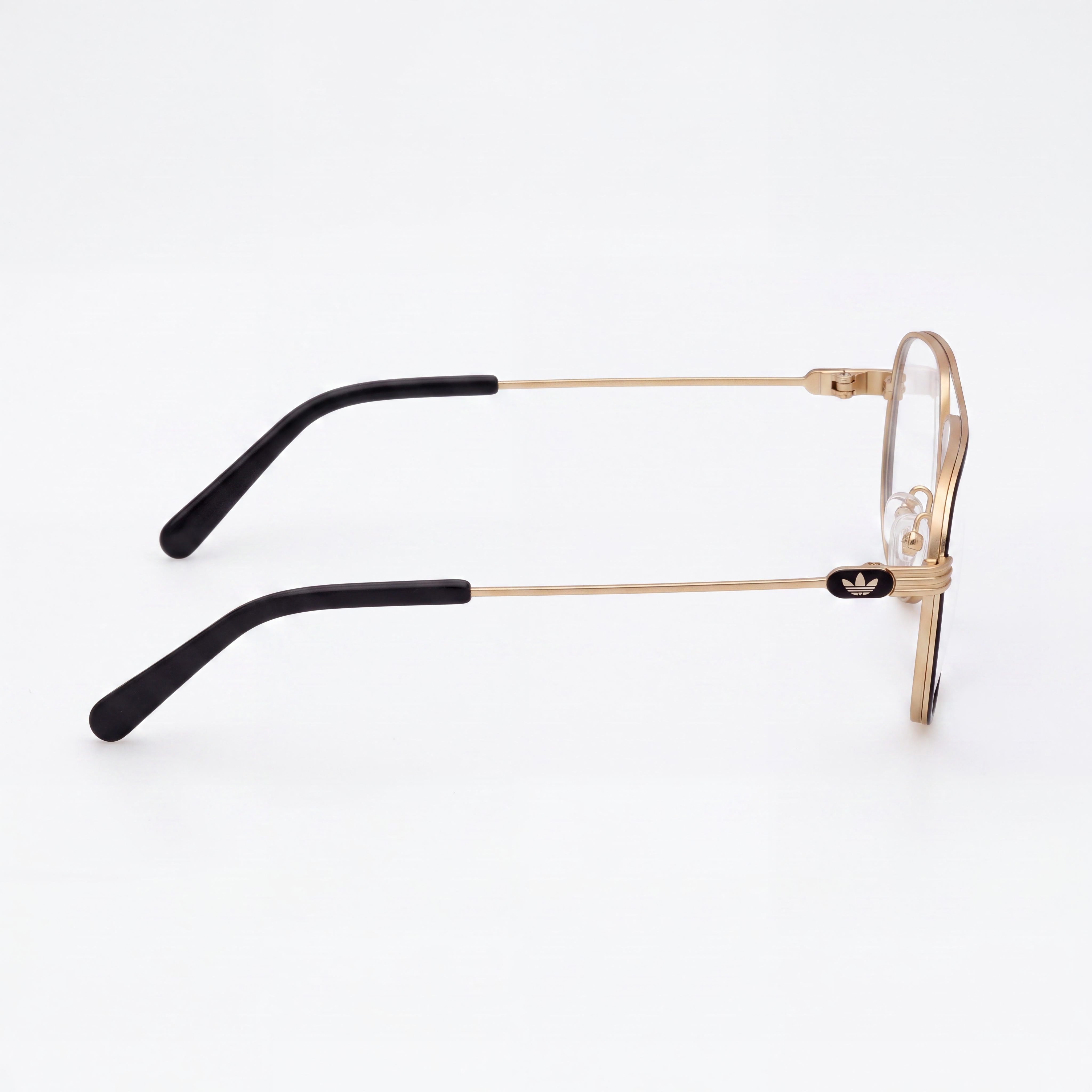 Gafas adidas Originals Or5117 de metal dorado mate profundo para hombre con lentes de 55 mm, puente de 15 mm, patillas de 145 mm, Photo 3