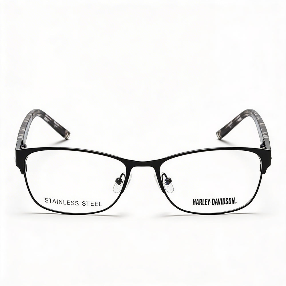 Gafas Harley-Davidson Hd0540 de metal para mujer, sin graduar, en negro mate, habana y perla, 54 mm