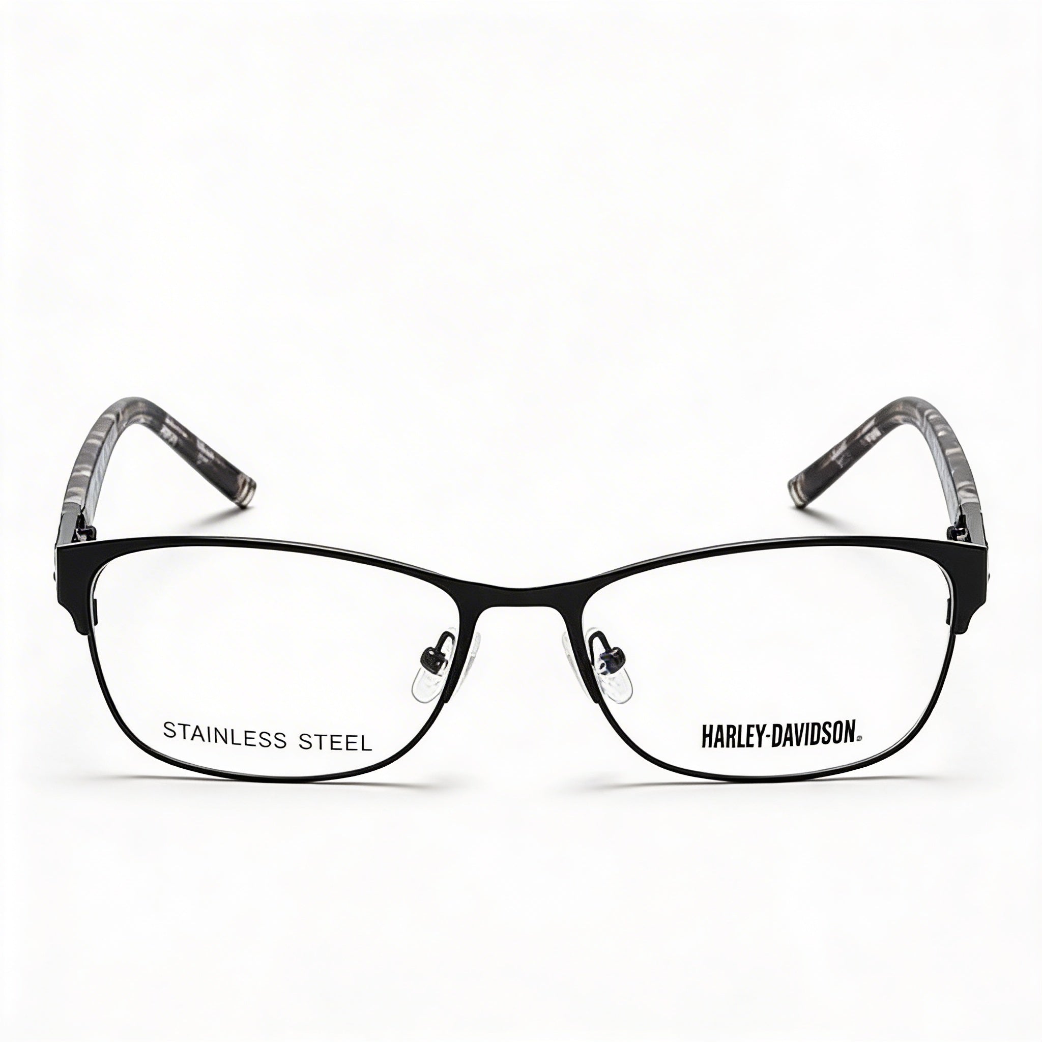 Gafas Harley-Davidson Hd0540 de metal para mujer, sin graduar, en negro mate, habana y perla, 54 mm, Photo 3