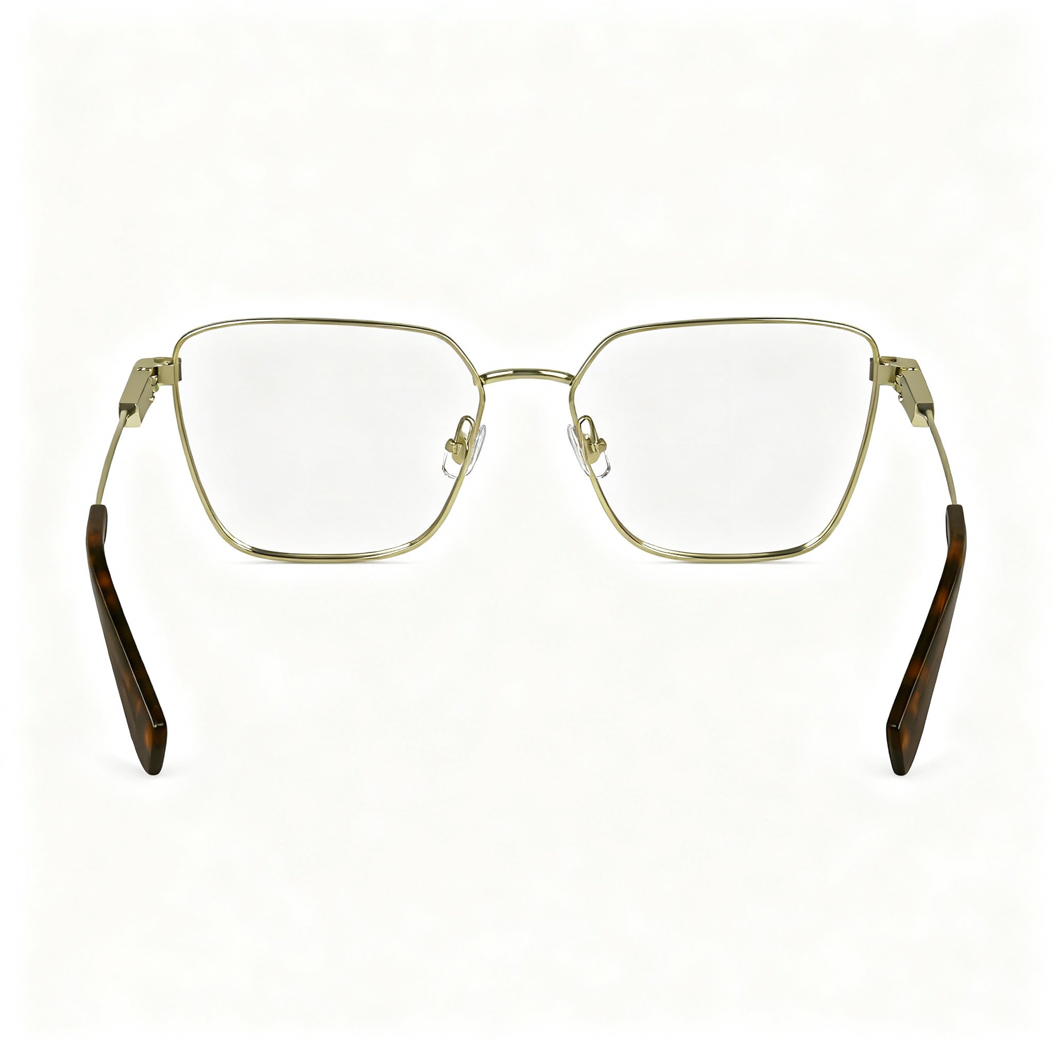 Longchamp Lo2164 Women's Butterfly Style Metal Frame Optical Eyeglasses in Deep Gold, Size 52-15-140, Photo 4