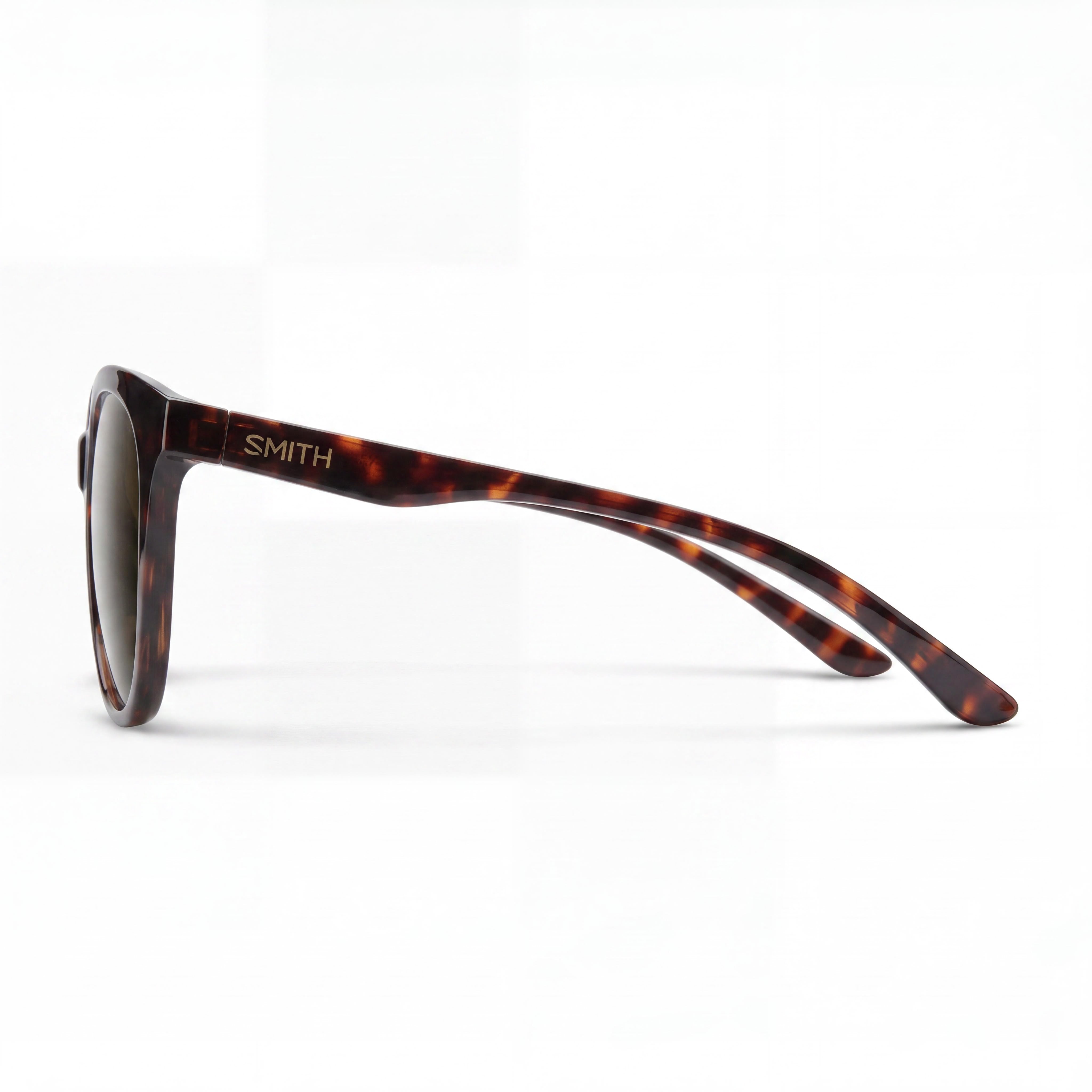 Gafas de sol unisex SMITH Bayside con montura transparente de Rilsan en color tortuga y lentes marrones ChromaPop polarizadas de 54 mm, Photo 3