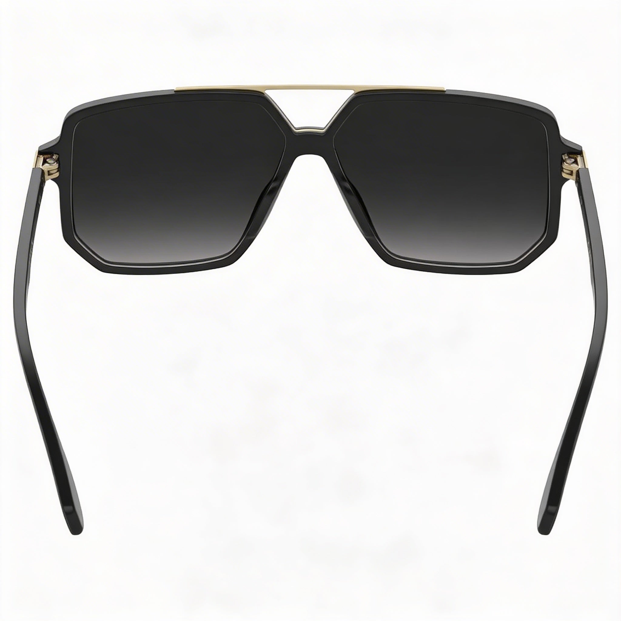 Marc Jacobs Classic Unisex Black Acetate Dark Grey Gradient Non-Polarized 100% UV Protection Sunglasses 58mm, Photo 4