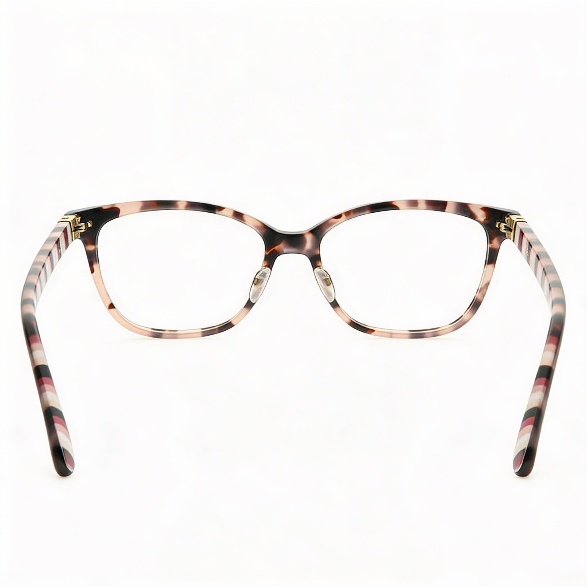 Gafas ópticas Kate Spade New York Vicenza para mujer, armazón completo, forma rectangular, color rosa habana, plástico, 52-16-140, Photo 4