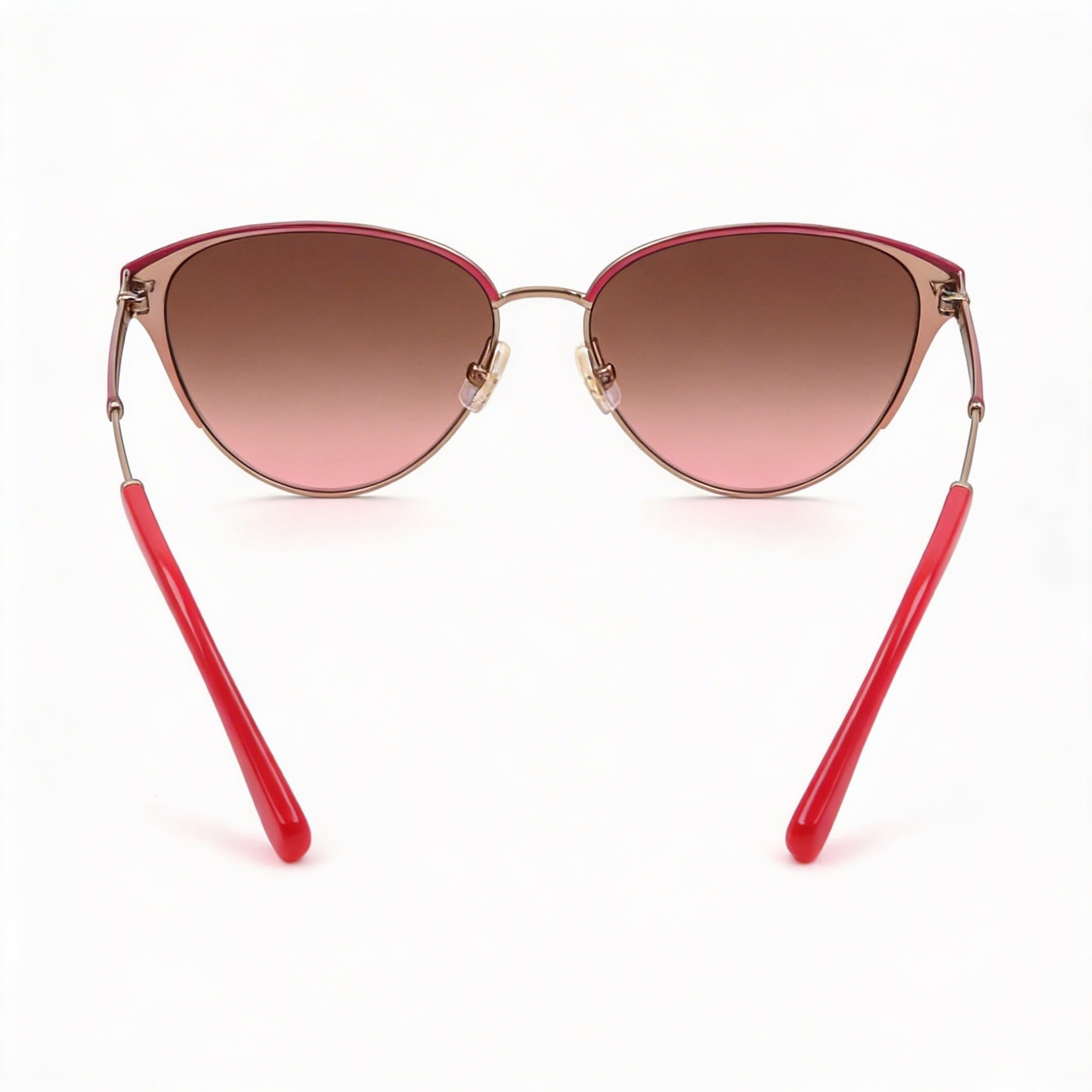 Gafas de sol Kate Spade New York Ianna/G/S para mujer, con montura de acero inoxidable, protección UV, color oro rosa, marrón y rosa degradado, 56 mm, Photo 2