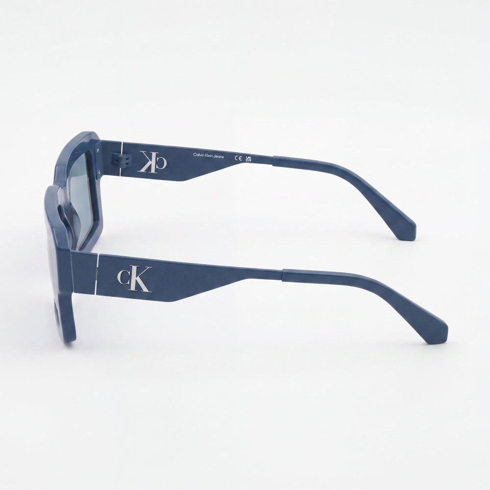 Calvin Klein Ckj25606s Blue Plastic Rectangular RXable Frame UV Sunglasses for Unisex 52mm