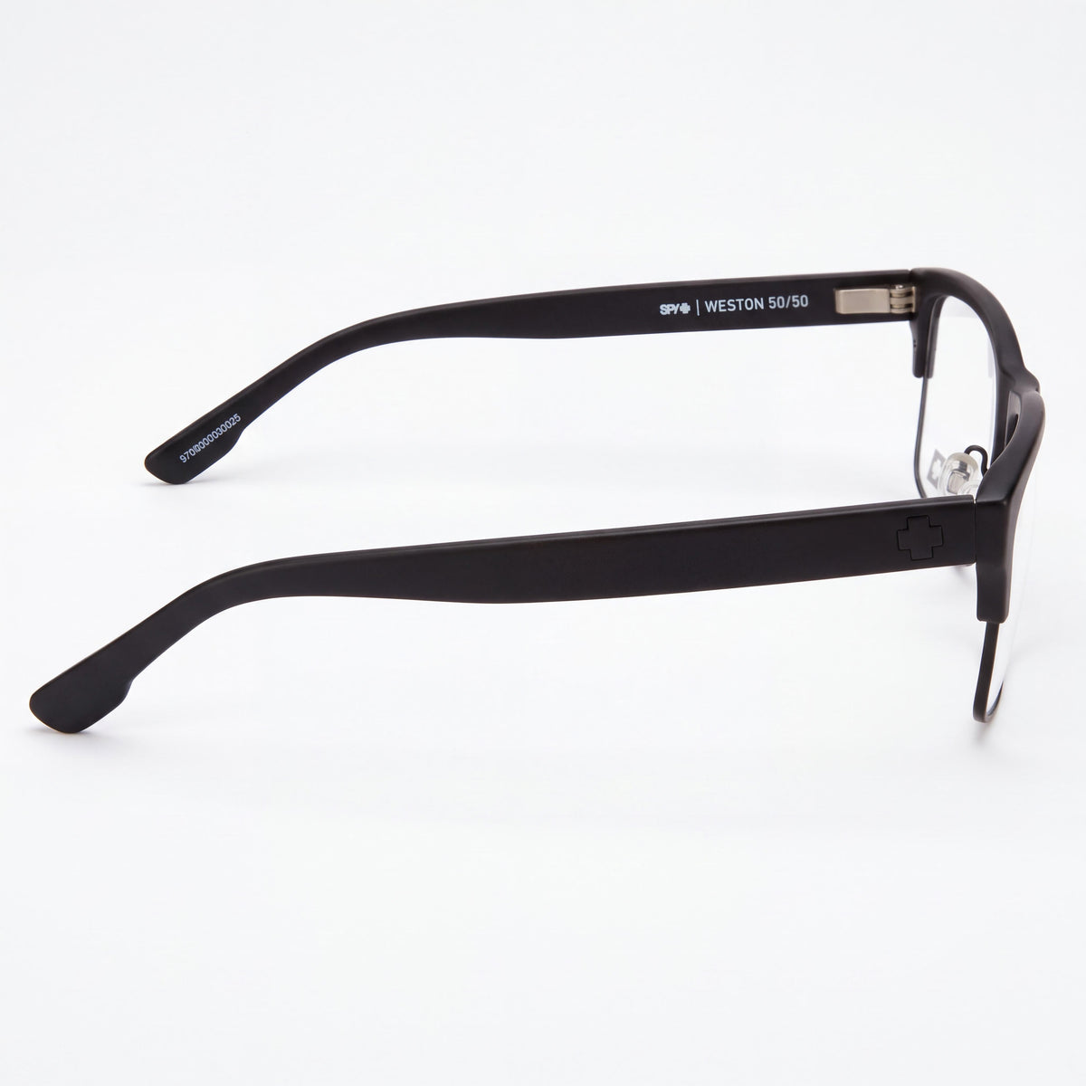 Spy WESTON 5050 Unisex Optical Frame Eyeglasses, Matte Black Acetate Material, 57mm Lens Width, Photo 2
