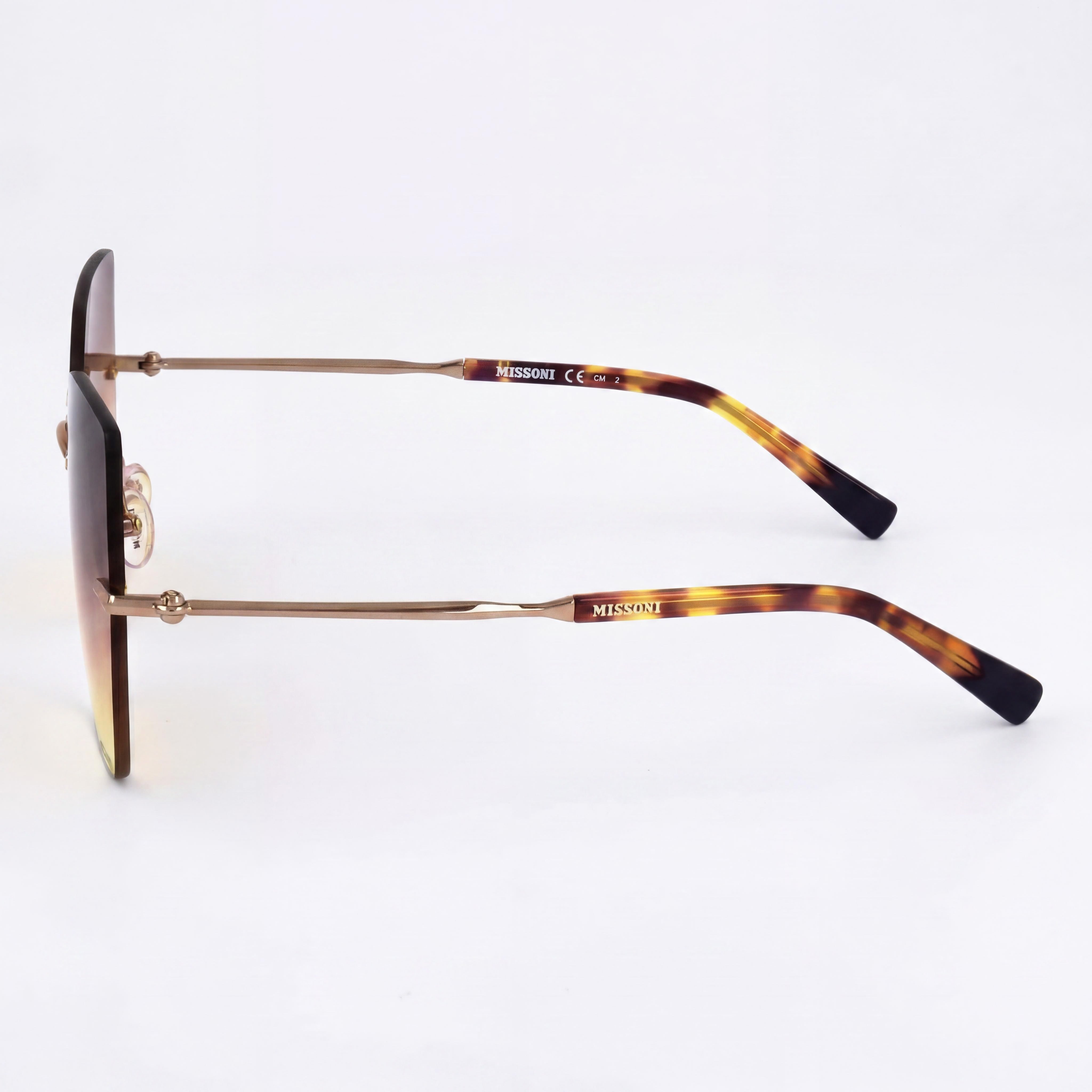Gafas de sol Missoni MIS 0119/S oro con detalles cobrizos para mujer, 60 mm, Photo 3