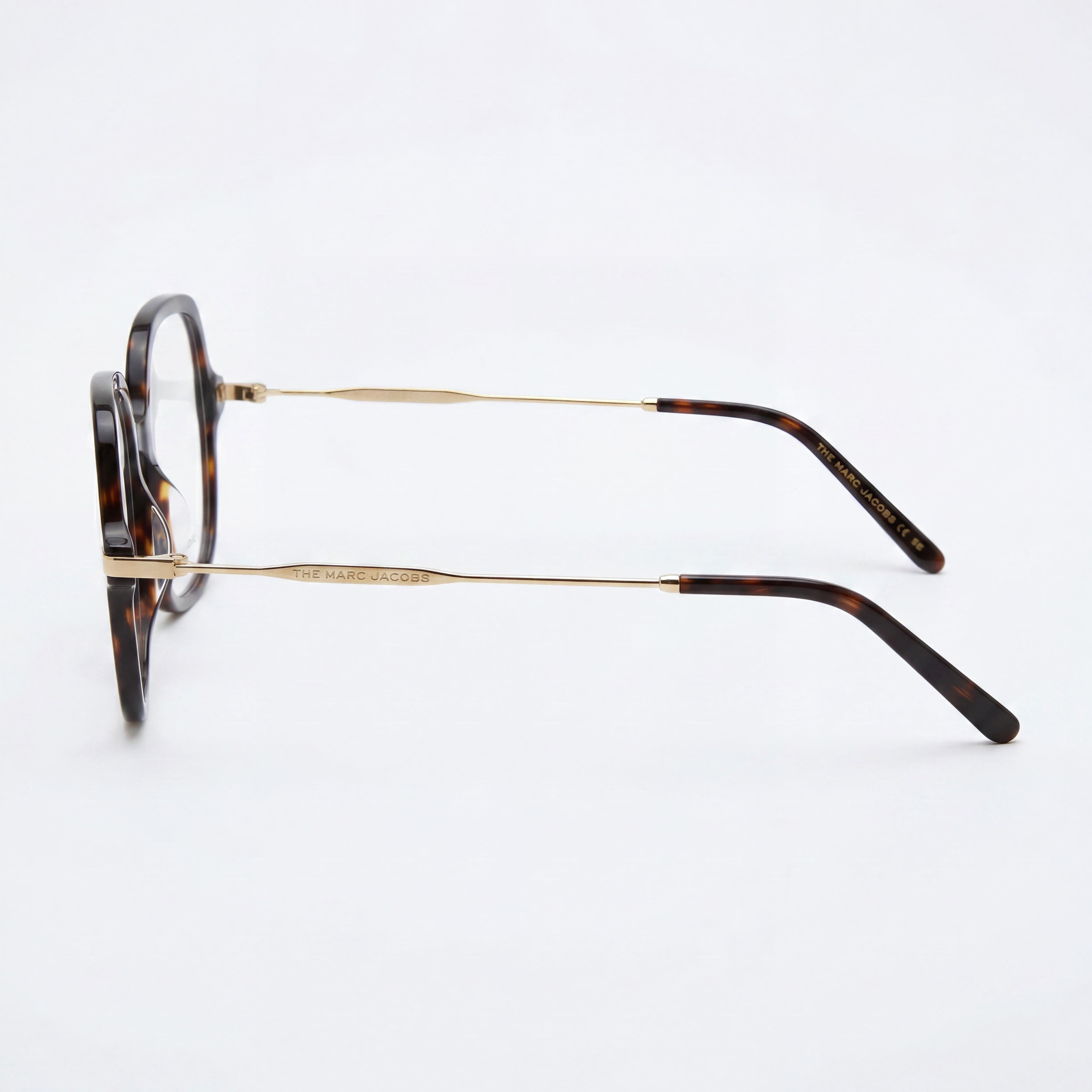 Marc Jacobs Women's Comtemporary Havana Acetate Optical Eyeglasses with Polycarbonate Lenses 53mm, Photo 2