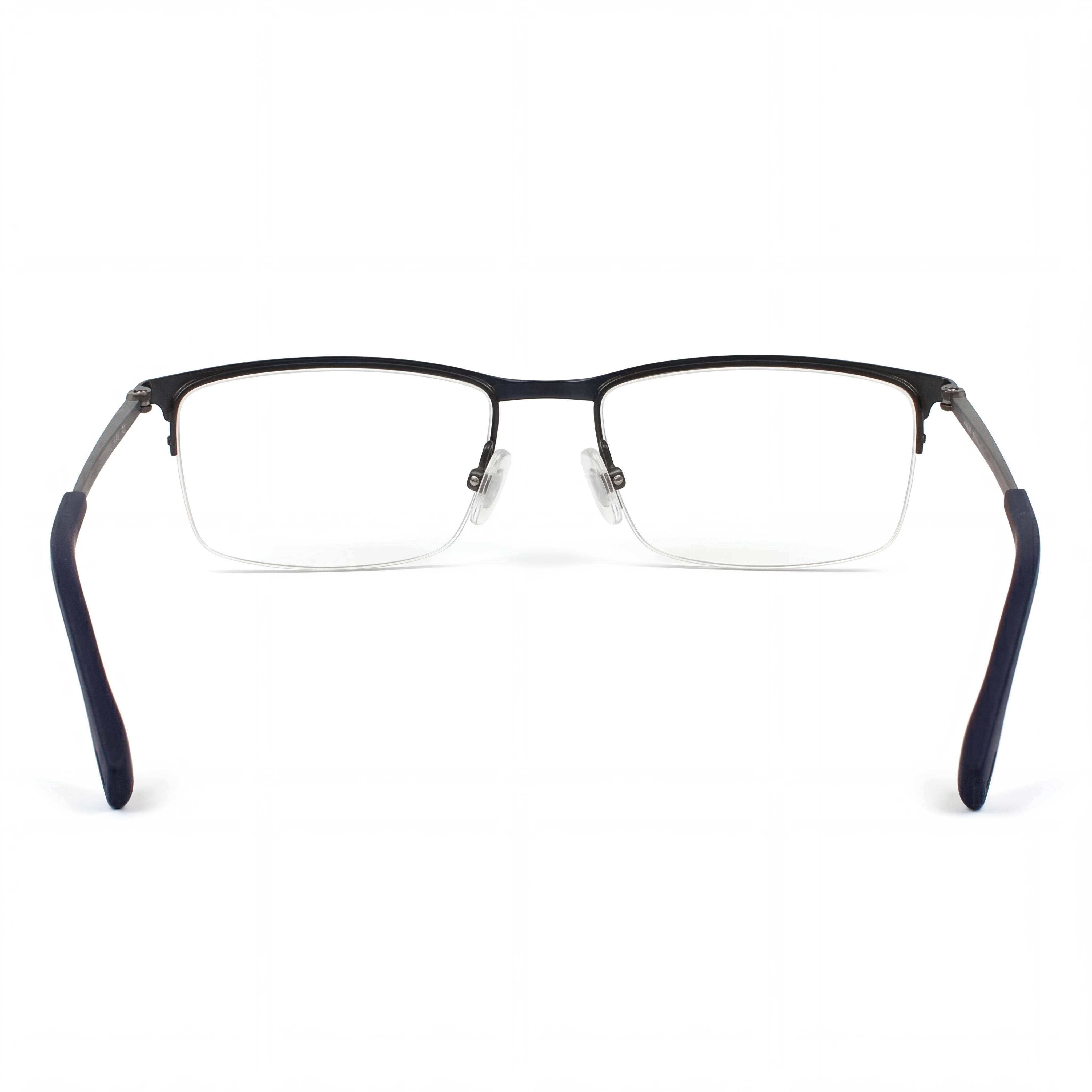 Gafas Hugo Boss para Hombre Boss 0940 Rectangulares de aleación de Acero de Goma Gris No Graduadas 55, Photo 4