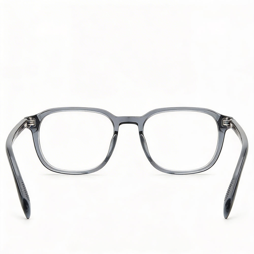David Beckham Db 1084 Gafas de hombre, armazón de plástico gris transparente, ancho de lente de 51 mm