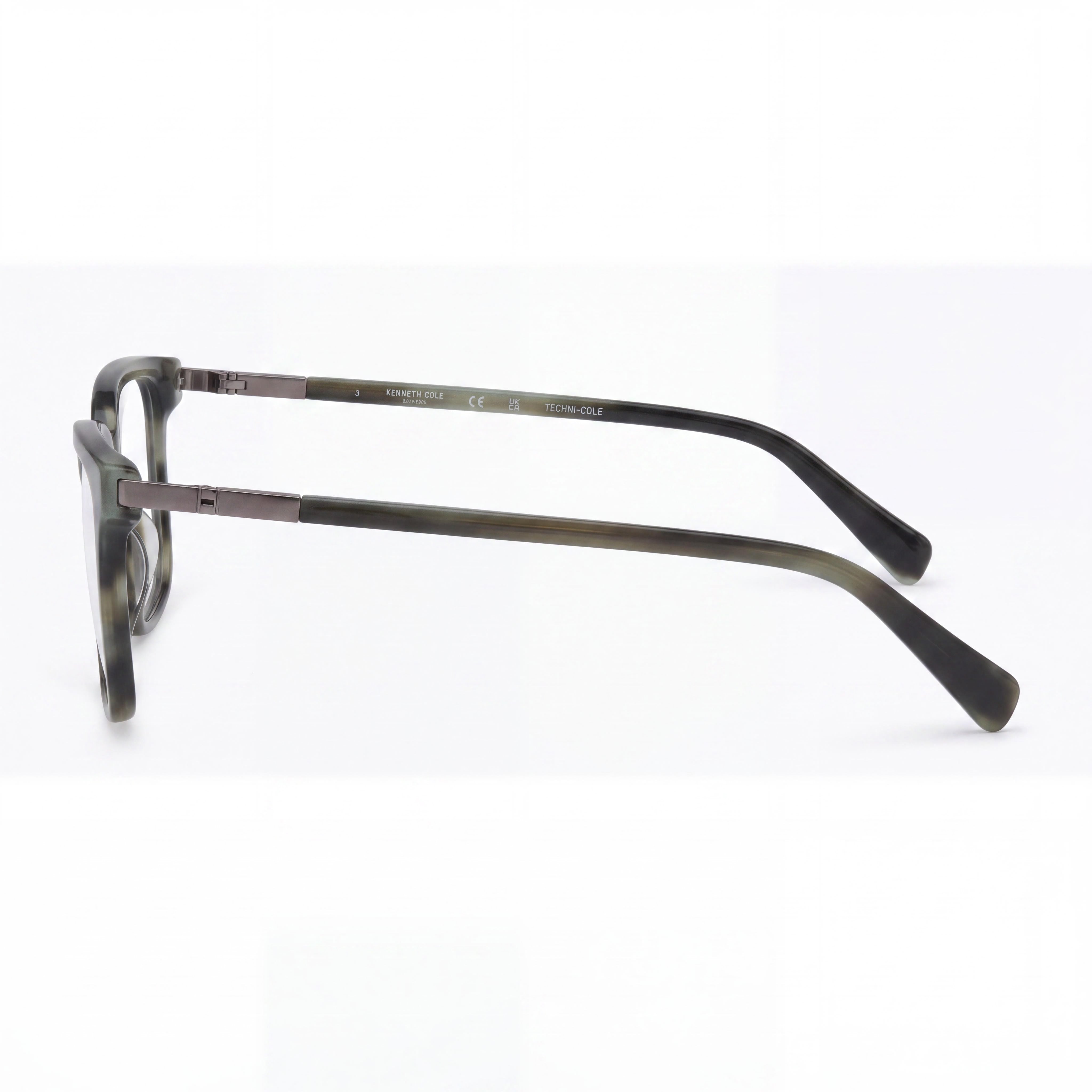 Kenneth Cole New York Kc0360 Unisex Light Green Plastic Frame with Lenses 54mm Lens Width, Photo 2