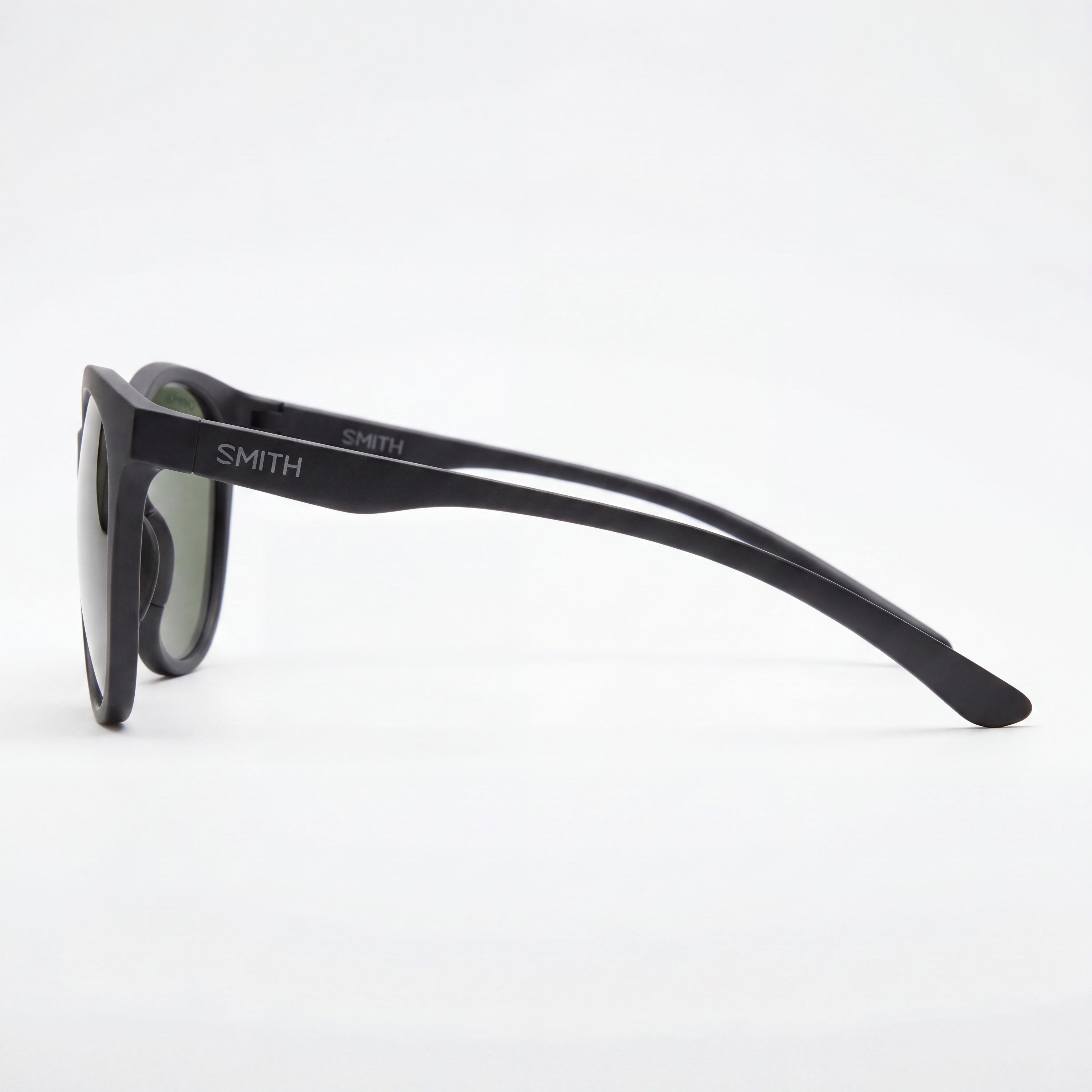 Smith Bayside Unisex Metal Matte Black Frame ChromaPop Polarized Gray Green Lenses UV Protected 54mm Sunglasses, Photo 3