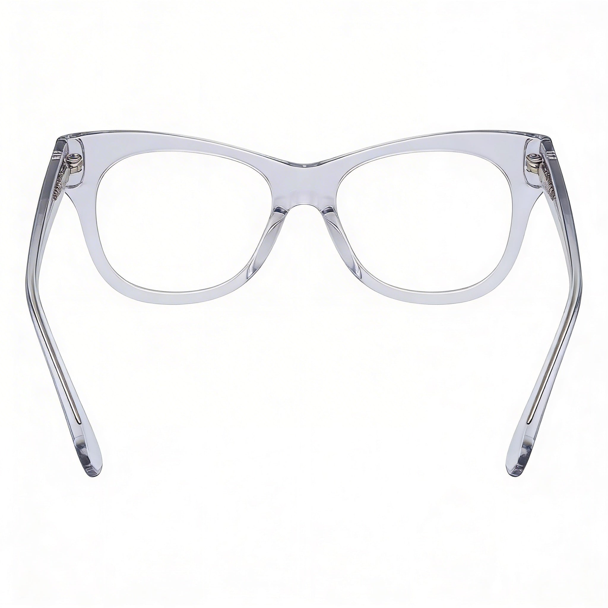 MCALLISTER Mc4504 Men's Grey Crystal Metal Eyewear with Polycarbonate Clear Lenses 52mm, Photo 4