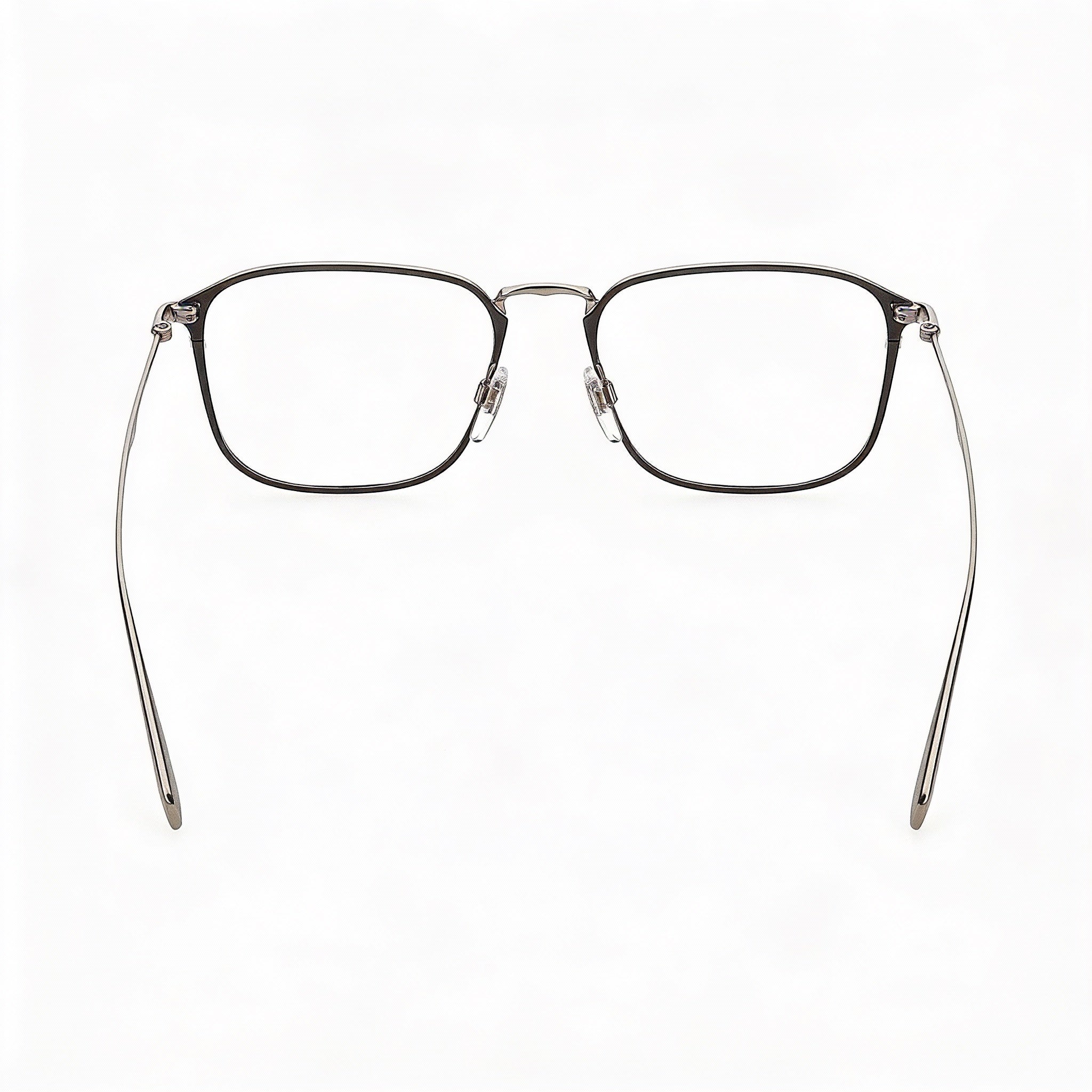Levi's Lv 5000 Men's Square Metal Frame Optical Eyeglasses, Ruthenium Matte Black, 52-18-145, Photo 3