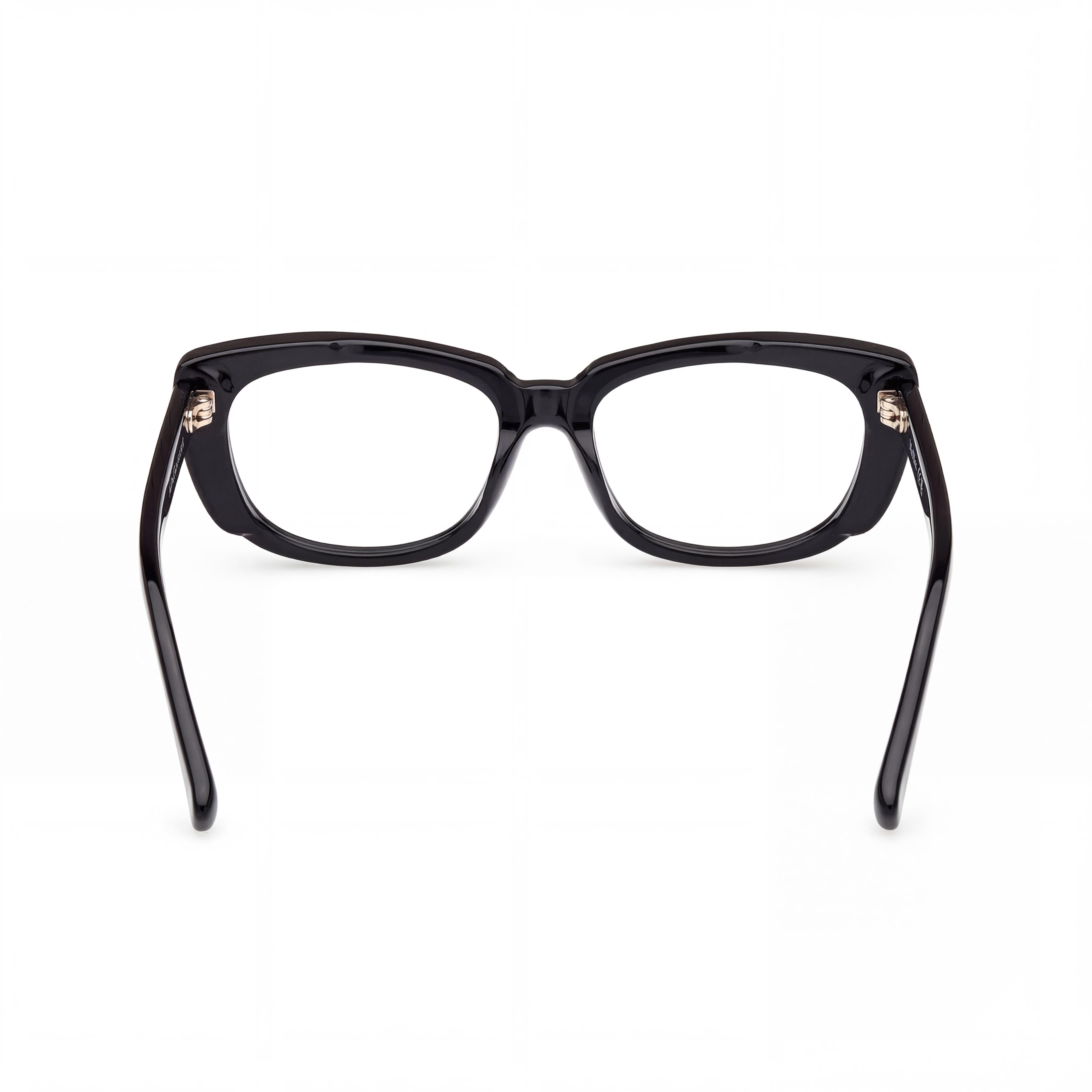 MaxMara Mm5114 Women's Eyeglasses, Shiny Black Frame Color, Lens Width 54mm, Bridge Width 16mm, Temple Length 140mm, Photo 4