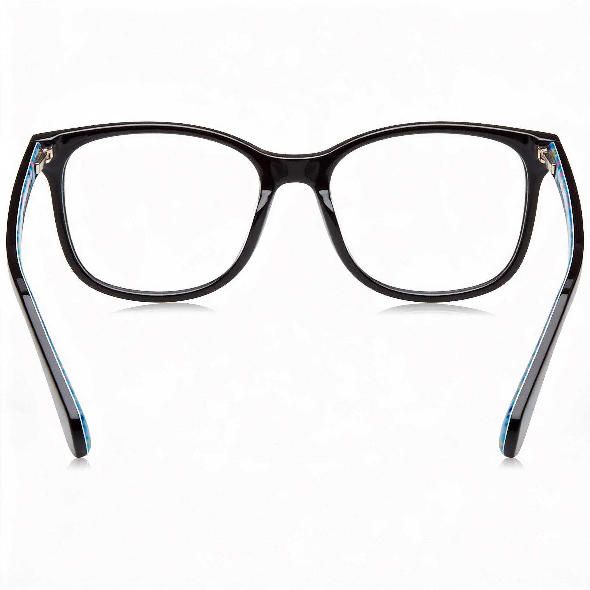 Gafas de sol unisex Kate Spade New York Talynn de plástico negro con montura completa y lentes rectangulares de 47 mm de ancho, Photo 3