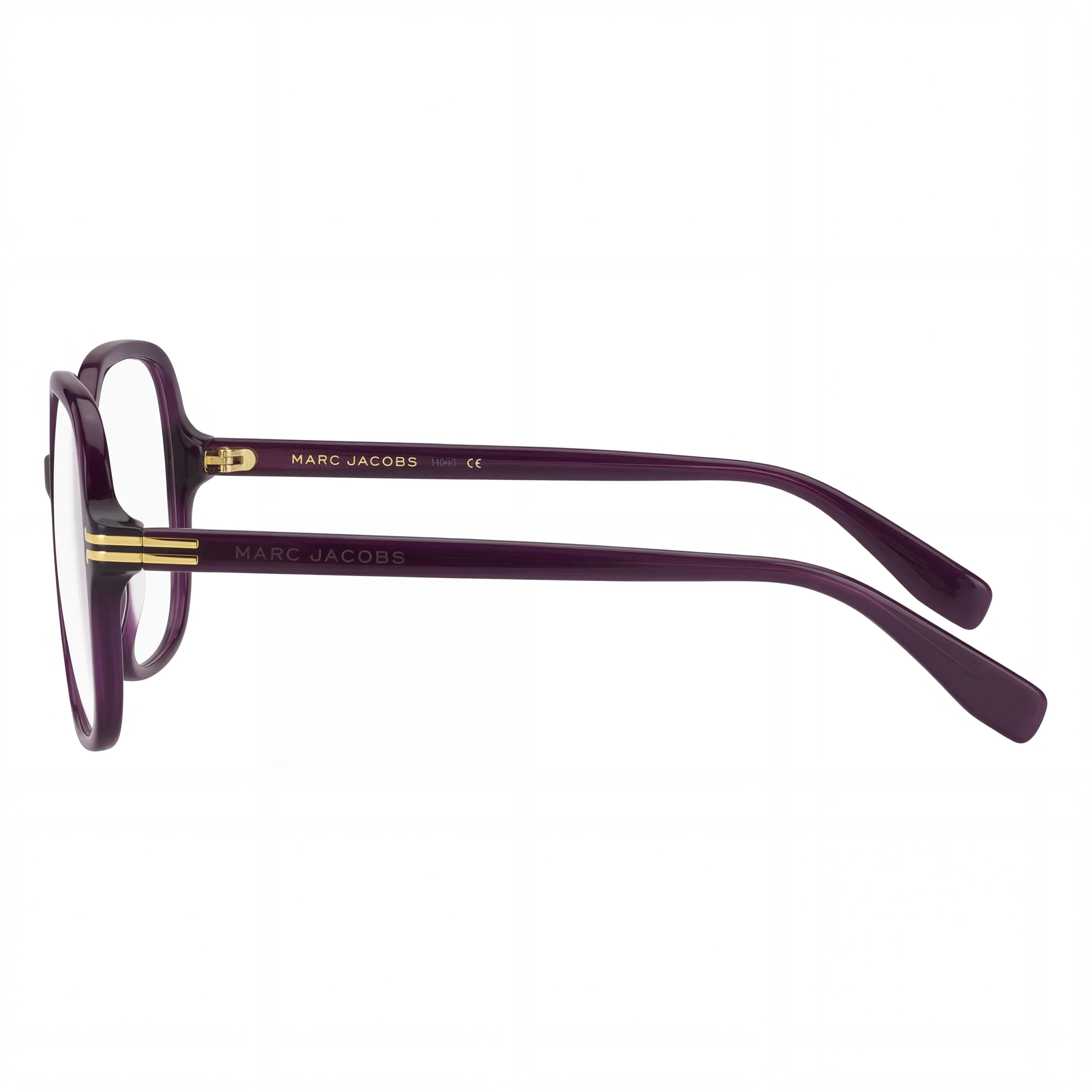 Gafas de sol Marc Jacobs Mj 1098 para mujer, con montura de plástico violeta, lentes de policarbonato no polarizadas de 57 mm, Photo 3