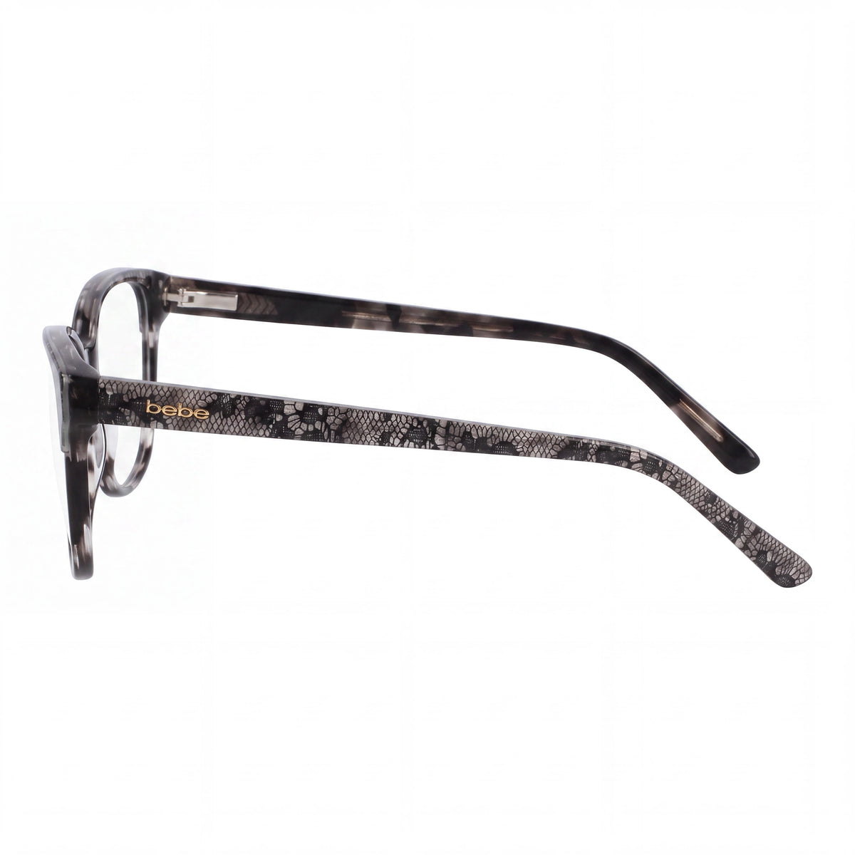 BEBE Bb5220 Men's Acetate Jet Lace Frame Clear Lens Eyeglasses 55mm, Photo 2