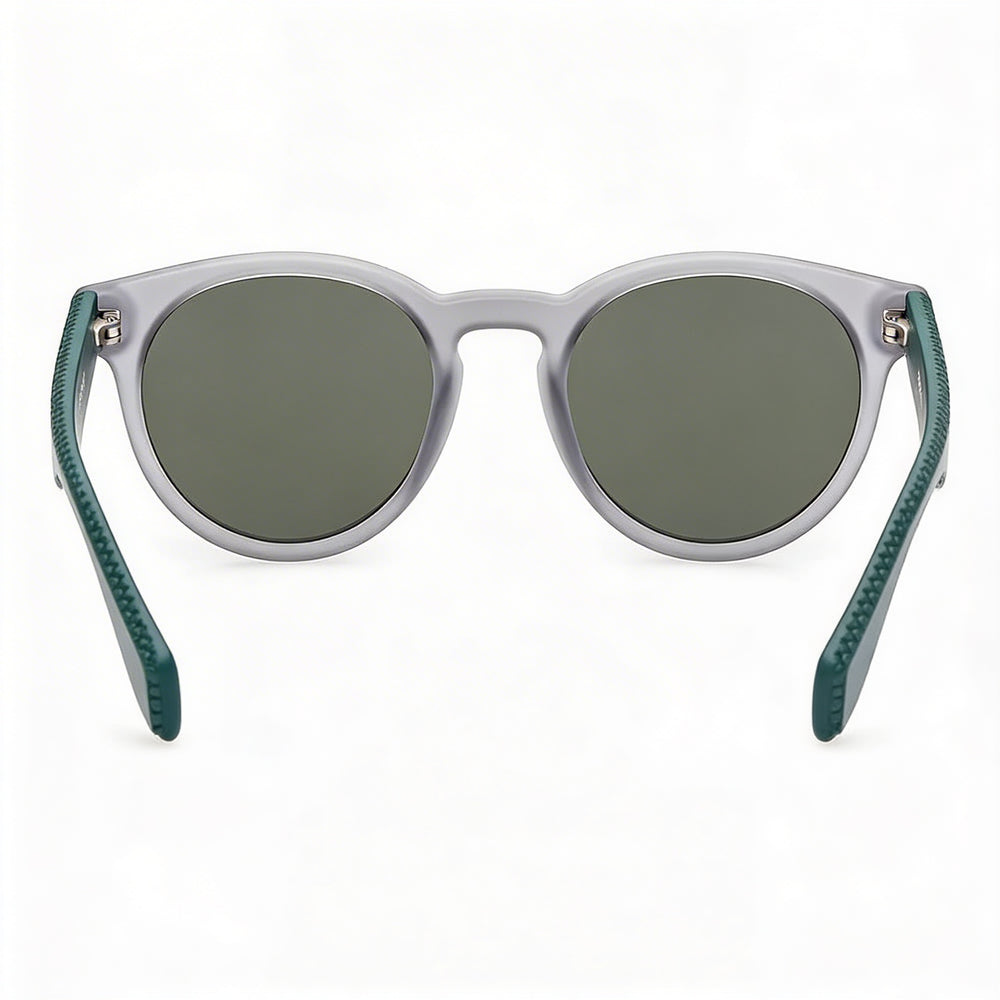 adidas Originals Classic Unisex Composite Grey Frame Green Mirror UV Protected Sunglasses 52mm Lens Width