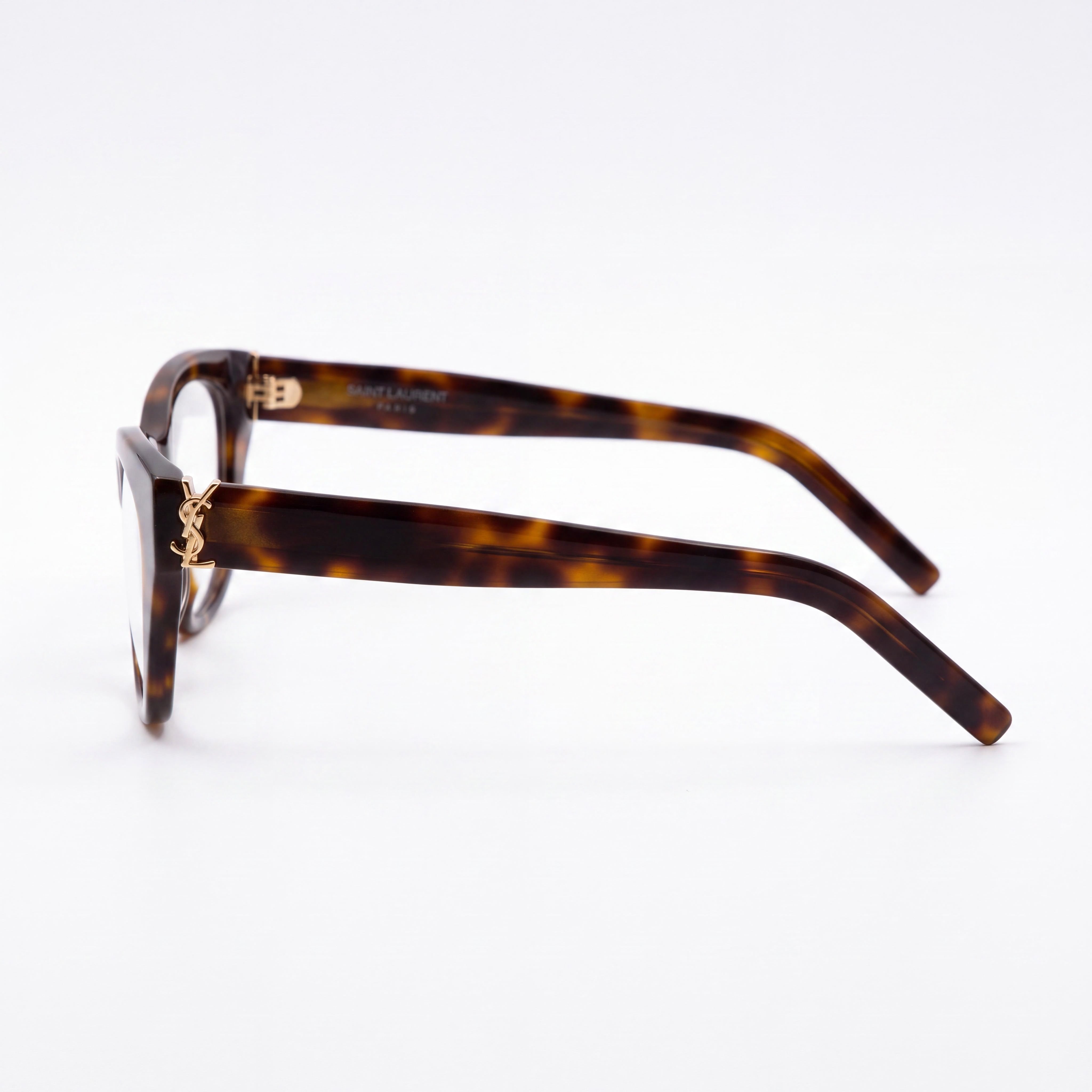 Yves Saint Laurent SL M80 Women's Sunglasses with Havana Frame and Unpolarized Lenses, Size 52-19-140, Photo 2