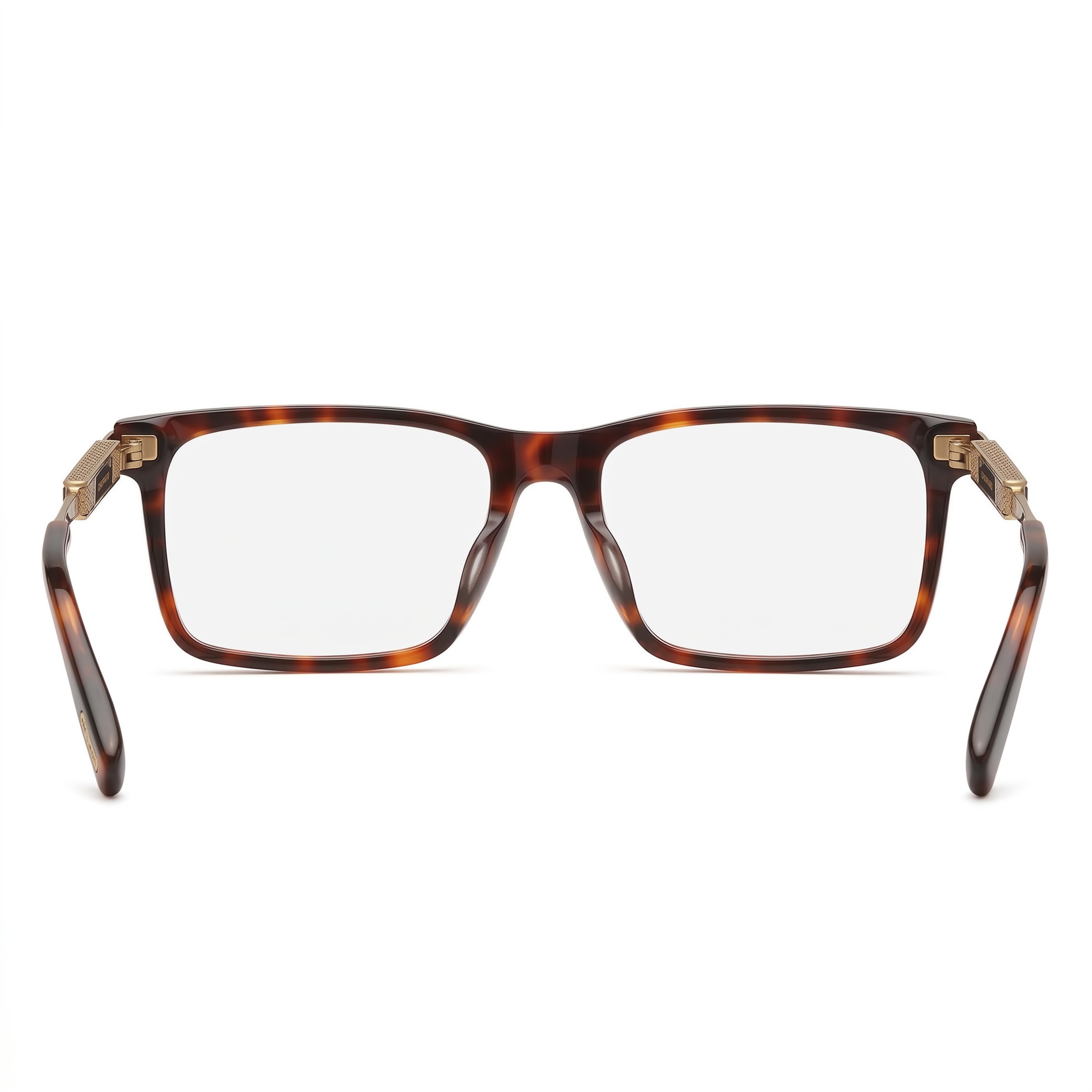 Chopard Vch364 Unisex Shiny Red Havana Cellulose Acetate Optical Frames 56mm, Clear Demo Lenses, Prescription Ready, Photo 4