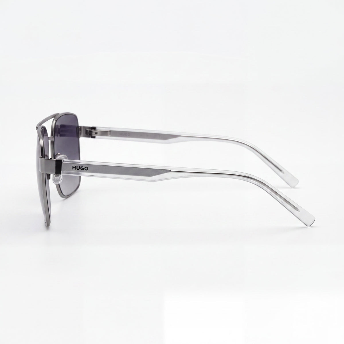 HUGO Hg 1313/S Rectangular para mujer Mate rutenio CELULOSA Ligero Plegable 56mm, Photo 3