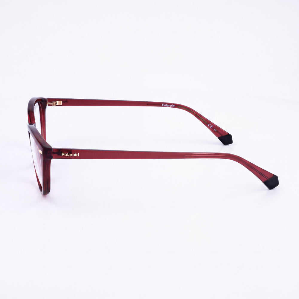 Polaroid Pld D432 Women's Transparent Red Injected Eyeglasses 53mm