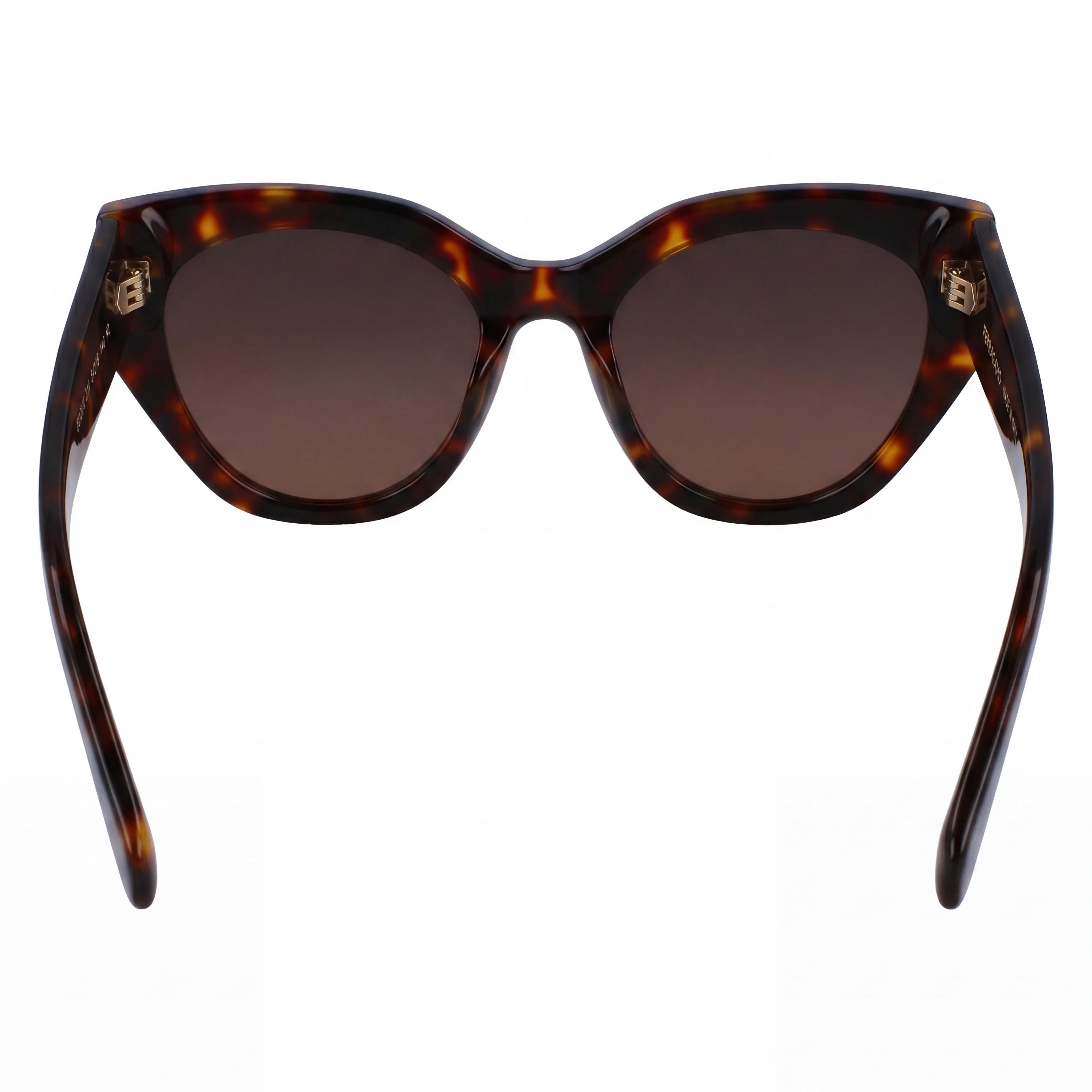 Gafas de sol Salvatore Ferragamo Sf1107s de mujer de carey oscuro con protección UV y forma de ojo de gato 55mm, Photo 4