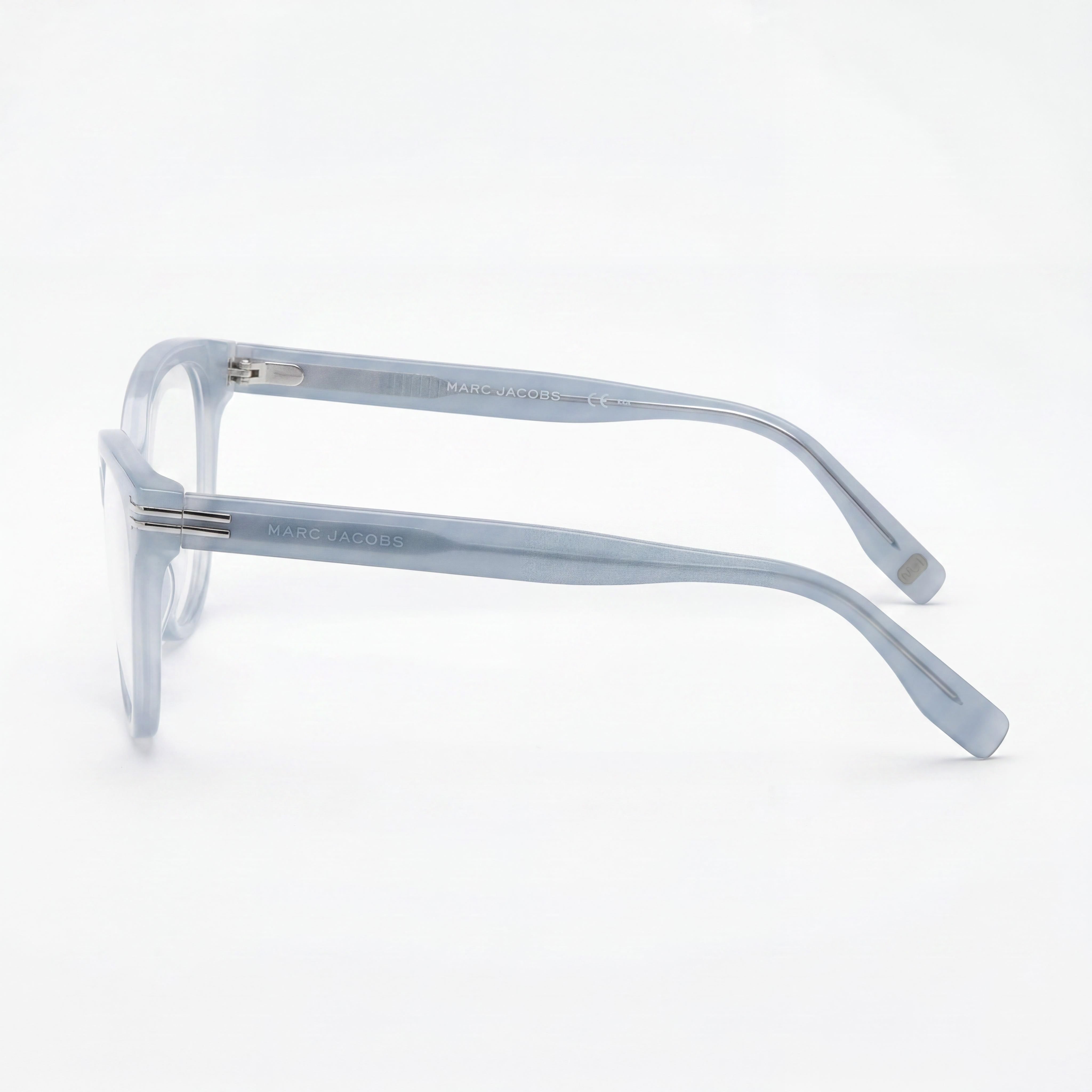 Marc Jacobs MJ 1060 Modern Style Optical Frame for Women, Azure Acetate, 52 Millimeters Lens Width, Photo 2
