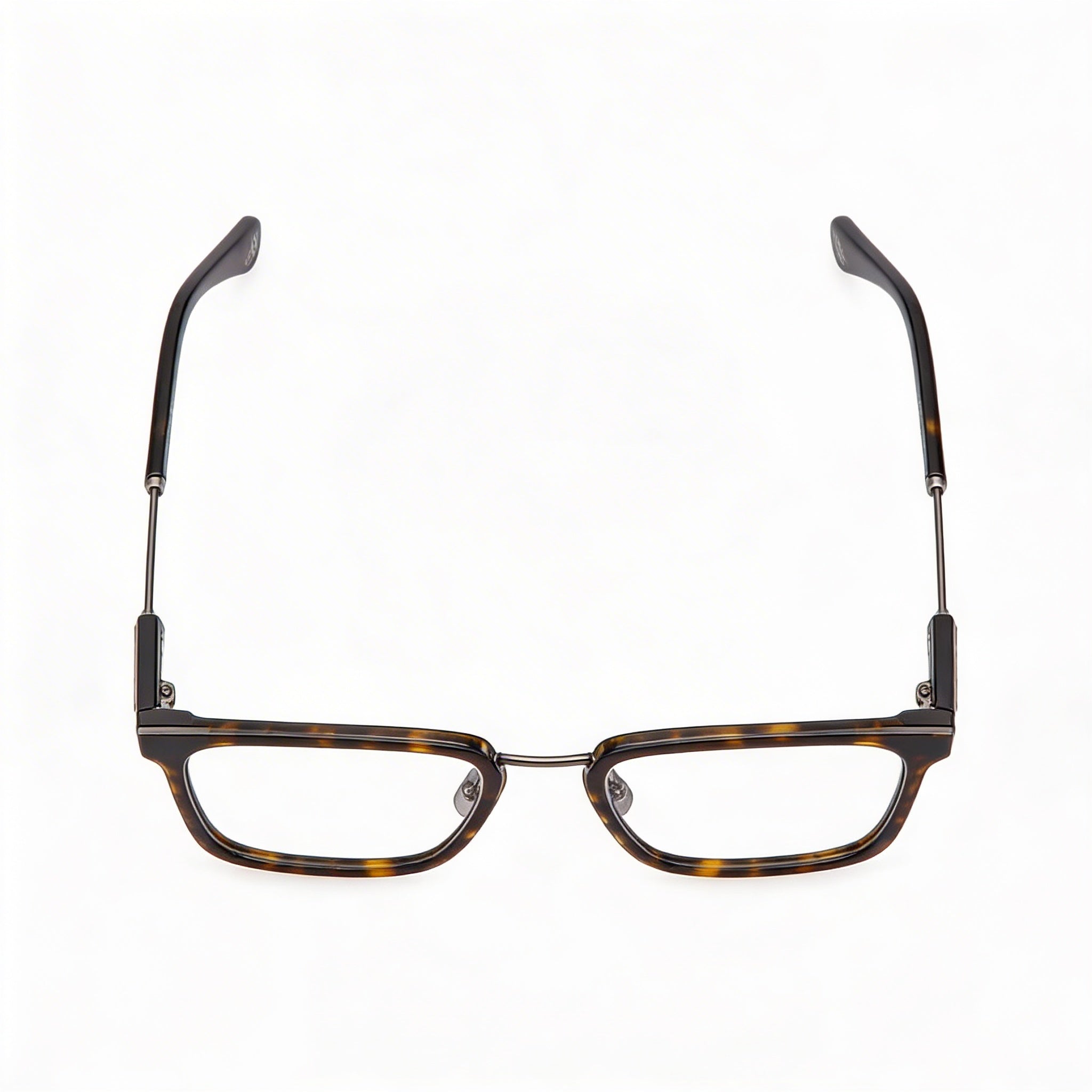 Police Classic VPLF09 Men's Shiny Ruthenium Metal Hoop-Acetate Frame Eyeglasses 53-19-145, Photo 3