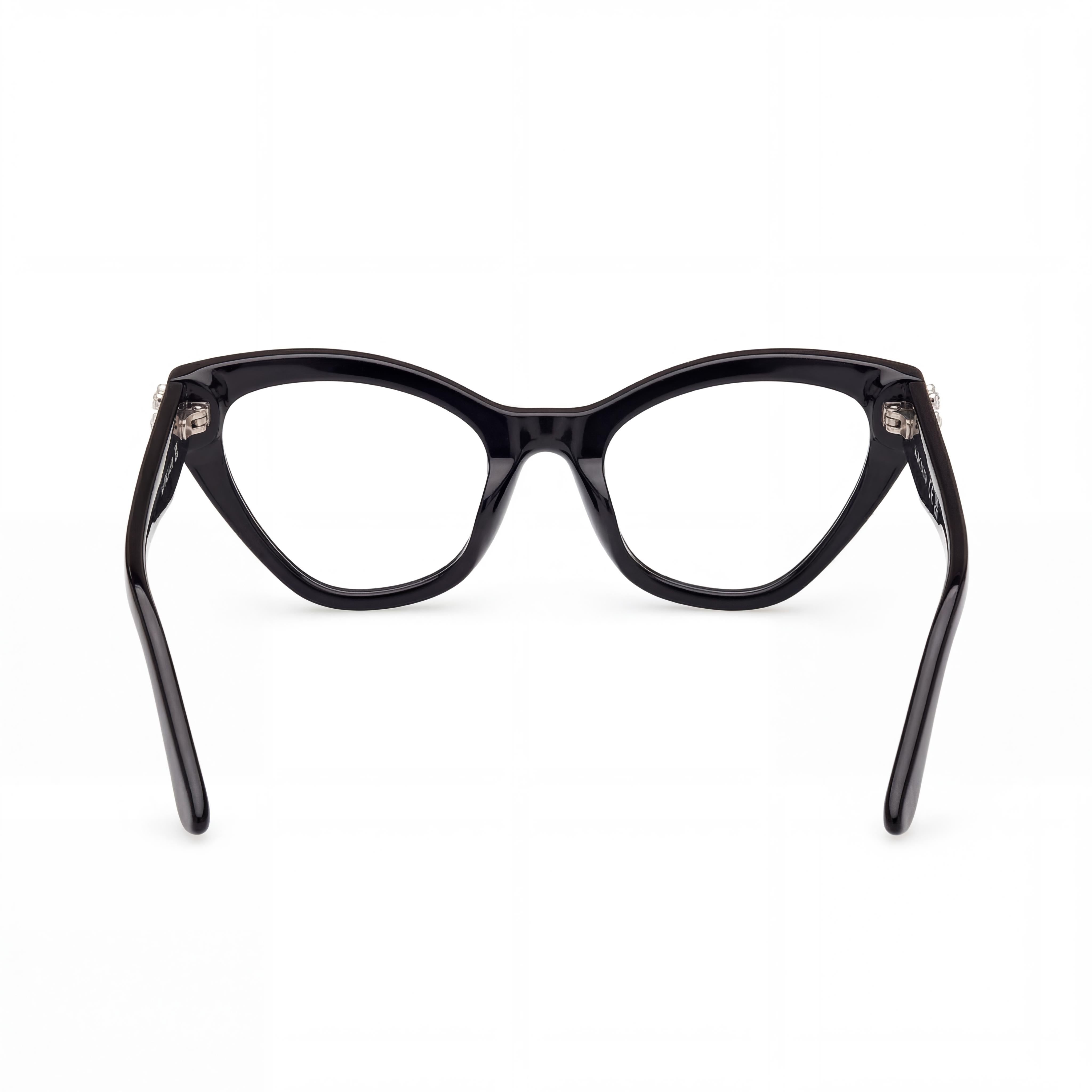GUESS by Marciano Gm50038 Women's Shiny Black Plastic Frame Eyewear with Polycarbonate Lenses 53-21-140mm, Photo 3