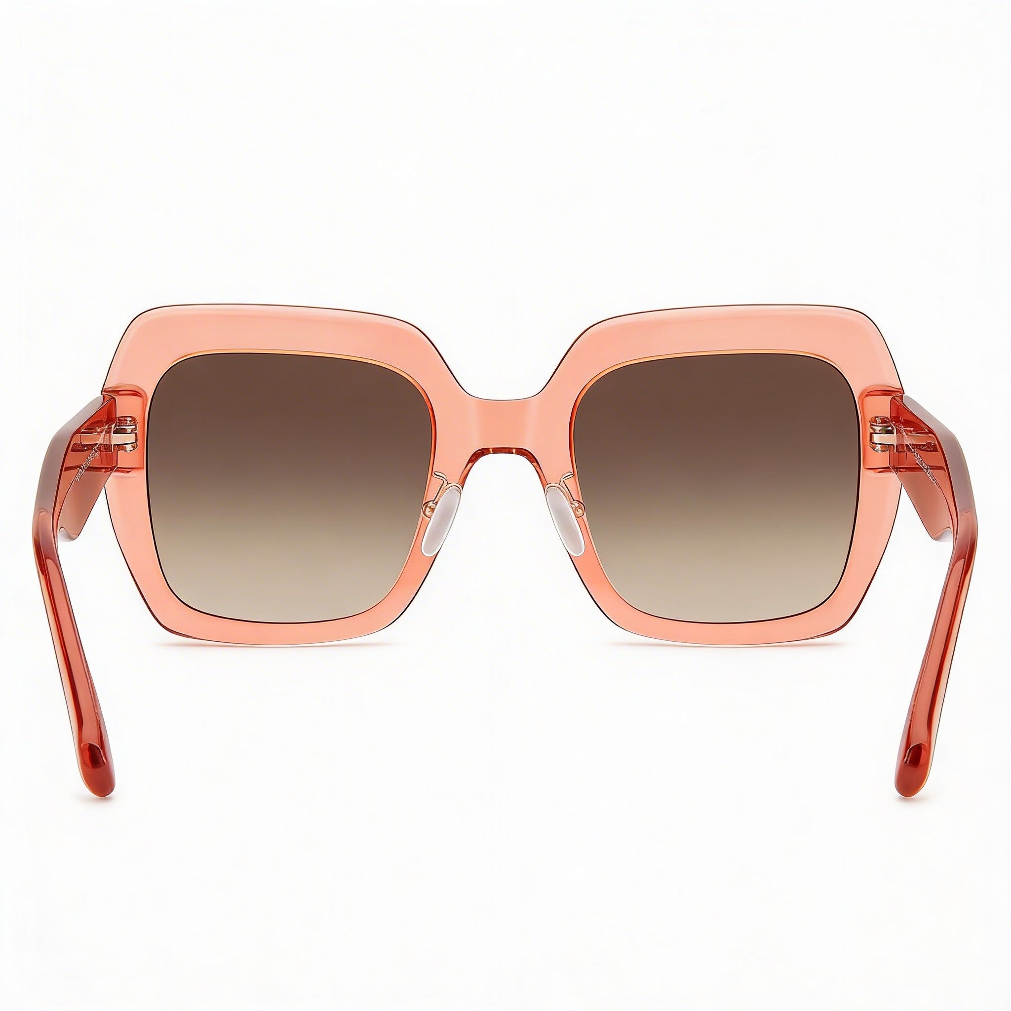 Kate Spade New York NAOMI/S Women's Peach Dark Brown Shaded Acetate UV Protection 52mm Sunglasses, Photo 2