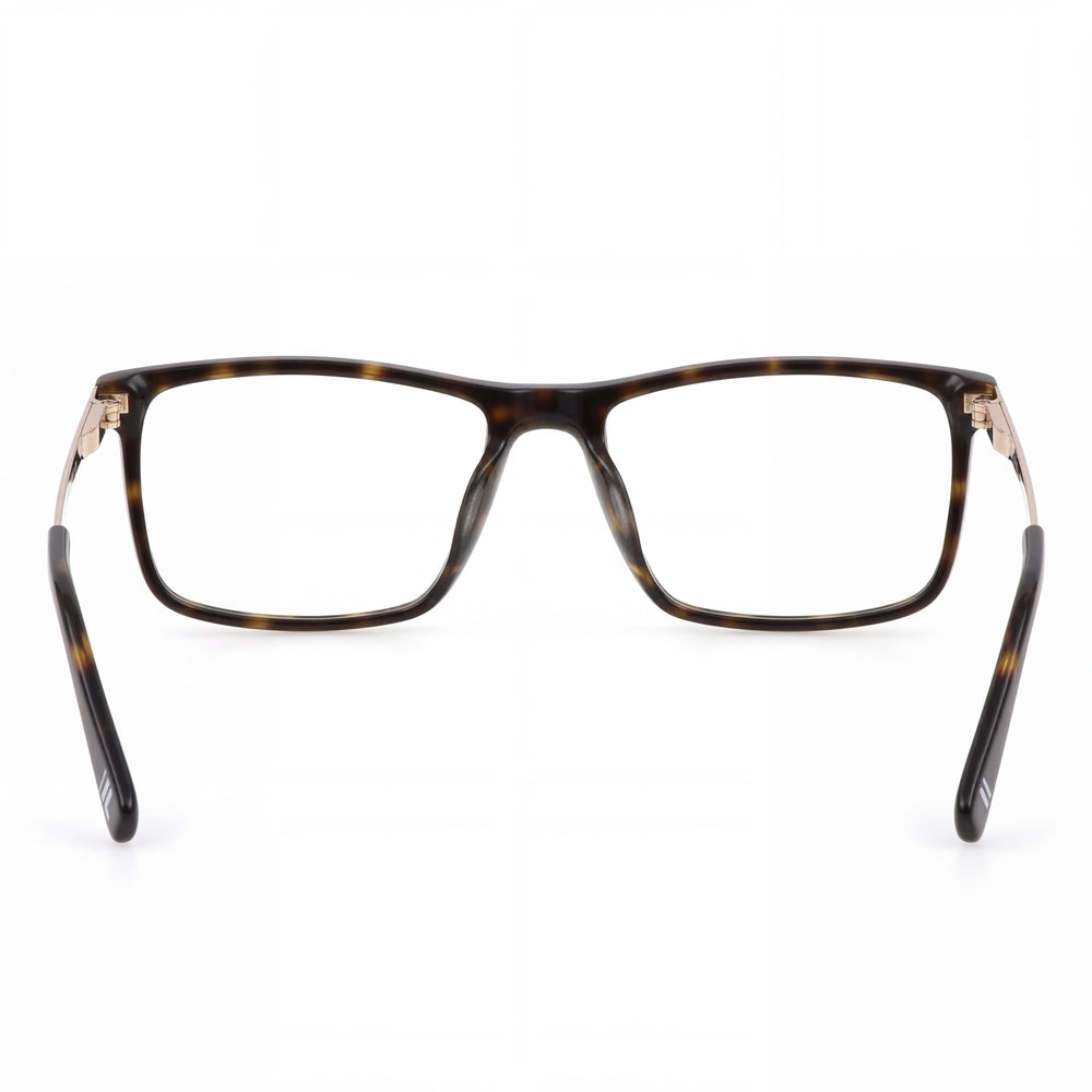 Fila Classic Dark Havana Acetate-Metal Combination Frame Unisex Eyeglasses, Lens Width 54mm