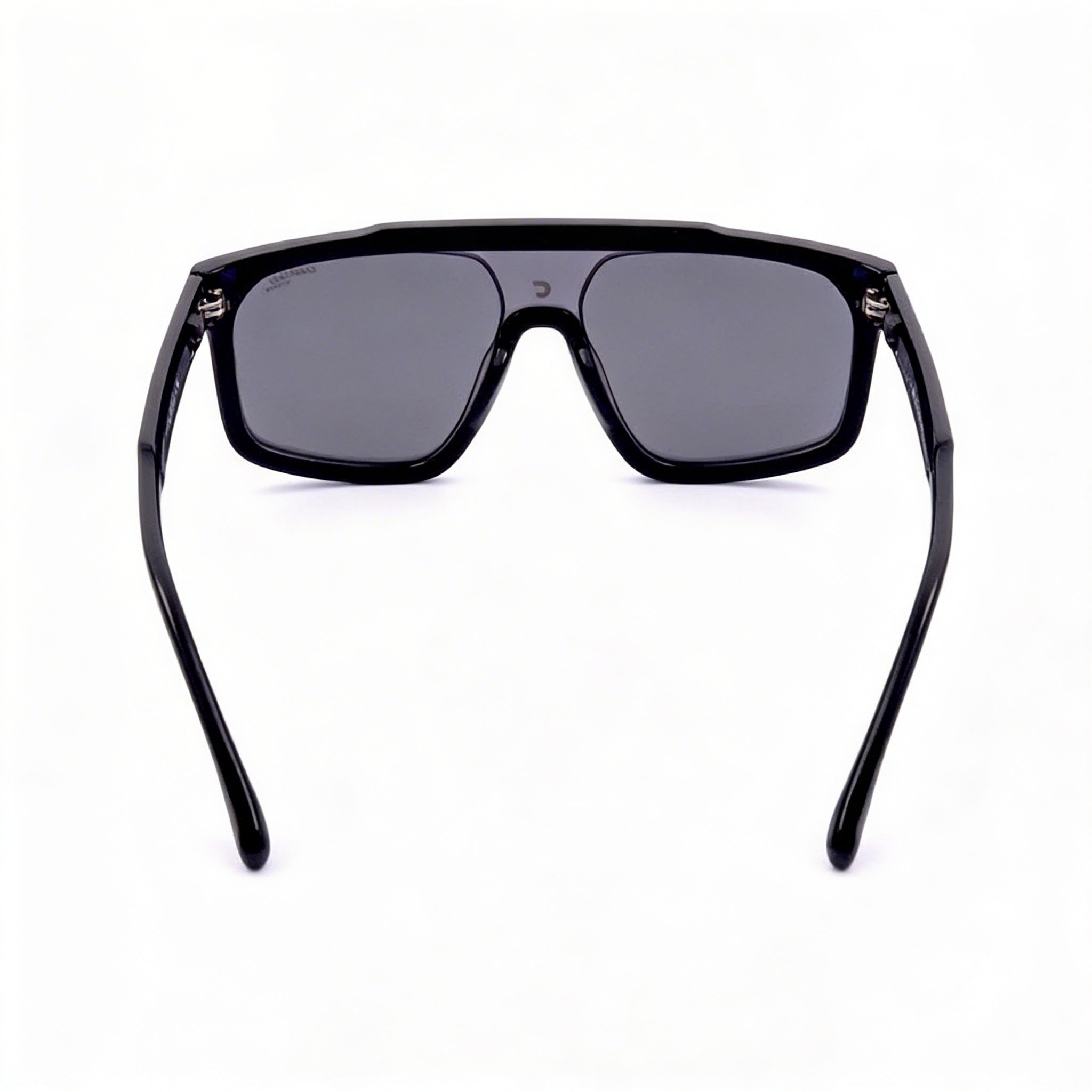 Carrera 1061/S Unisex Black Grey Acetate Frame Sunglasses with Grey Polarized UV 400 Lenses 59mm, Photo 4