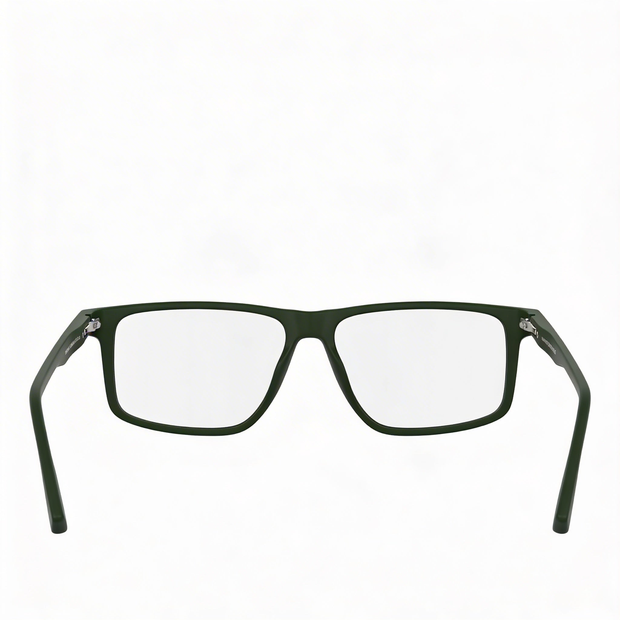 Lacoste L2959 Men's Matte Green Eyewear, Featuring Clear Polycarbonate Lenses, 55mm Lens Width, Photo 4