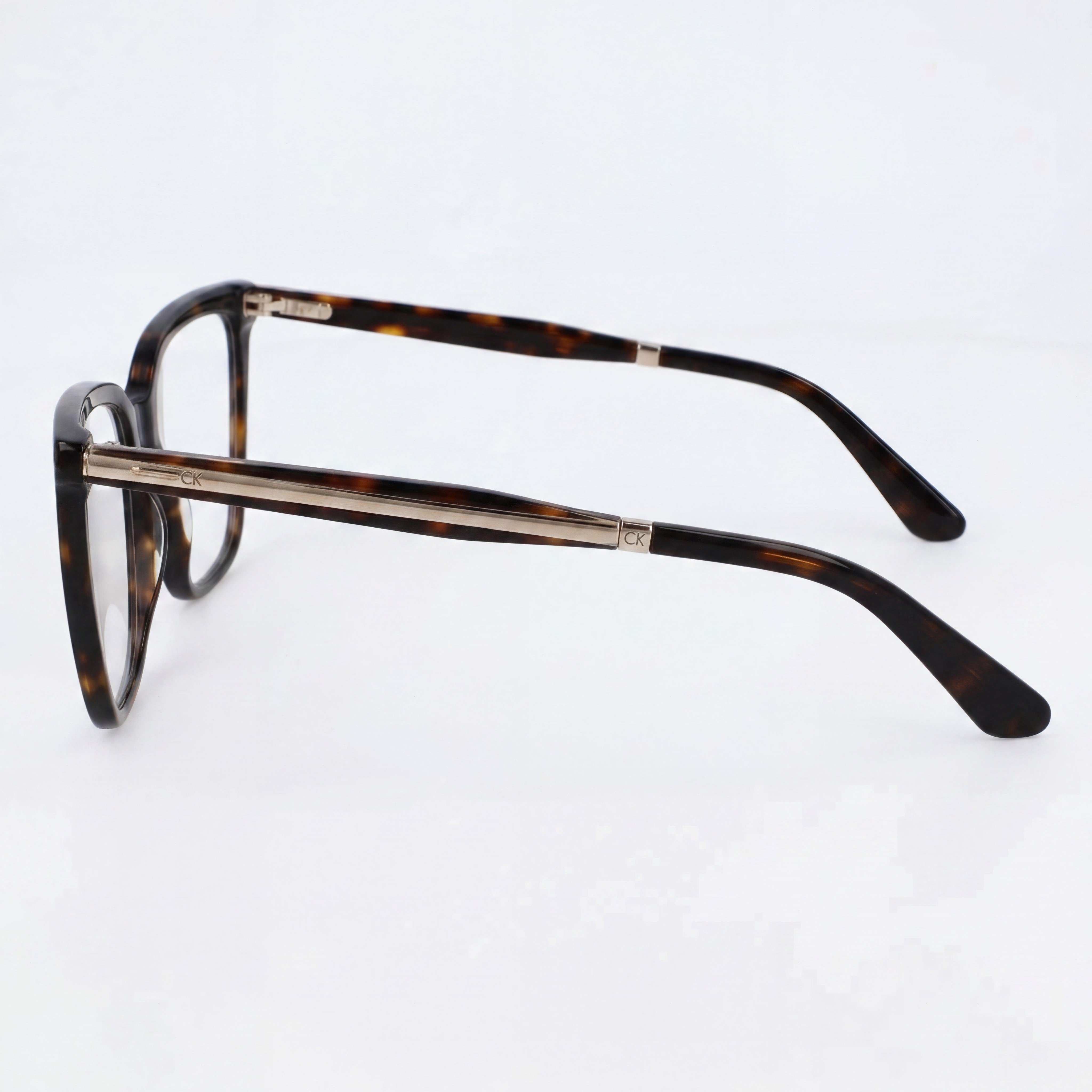 Calvin Klein Ck23513 Unisex Metal Dark Havana Frame Polycarbonate Lenses Eyewear 54mm, Photo 2