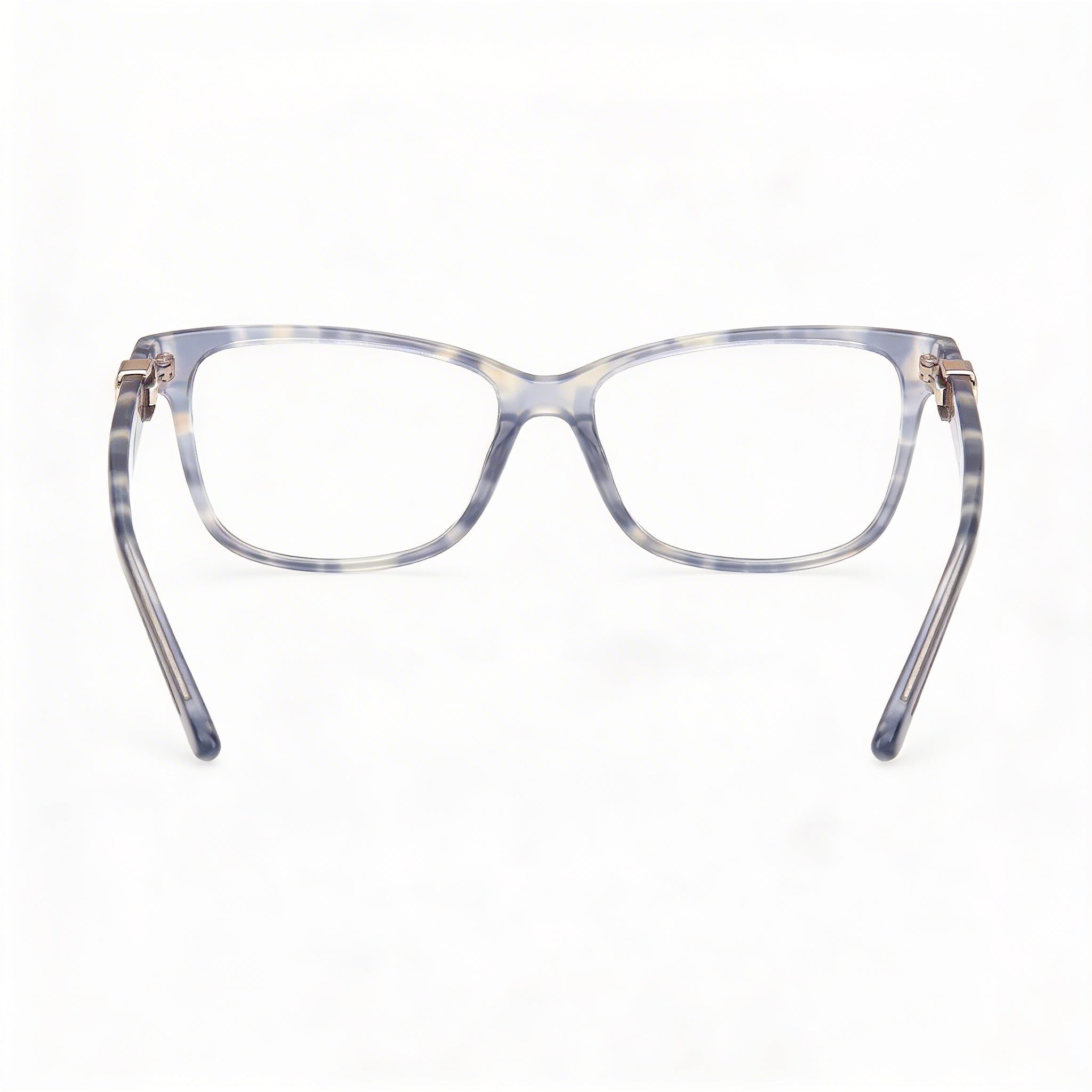 GUESS Gu50227 Women's Shiny Blue Plastic Frame Eyewear with Polycarbonate Lenses, 52-15-140 Size, Photo 4