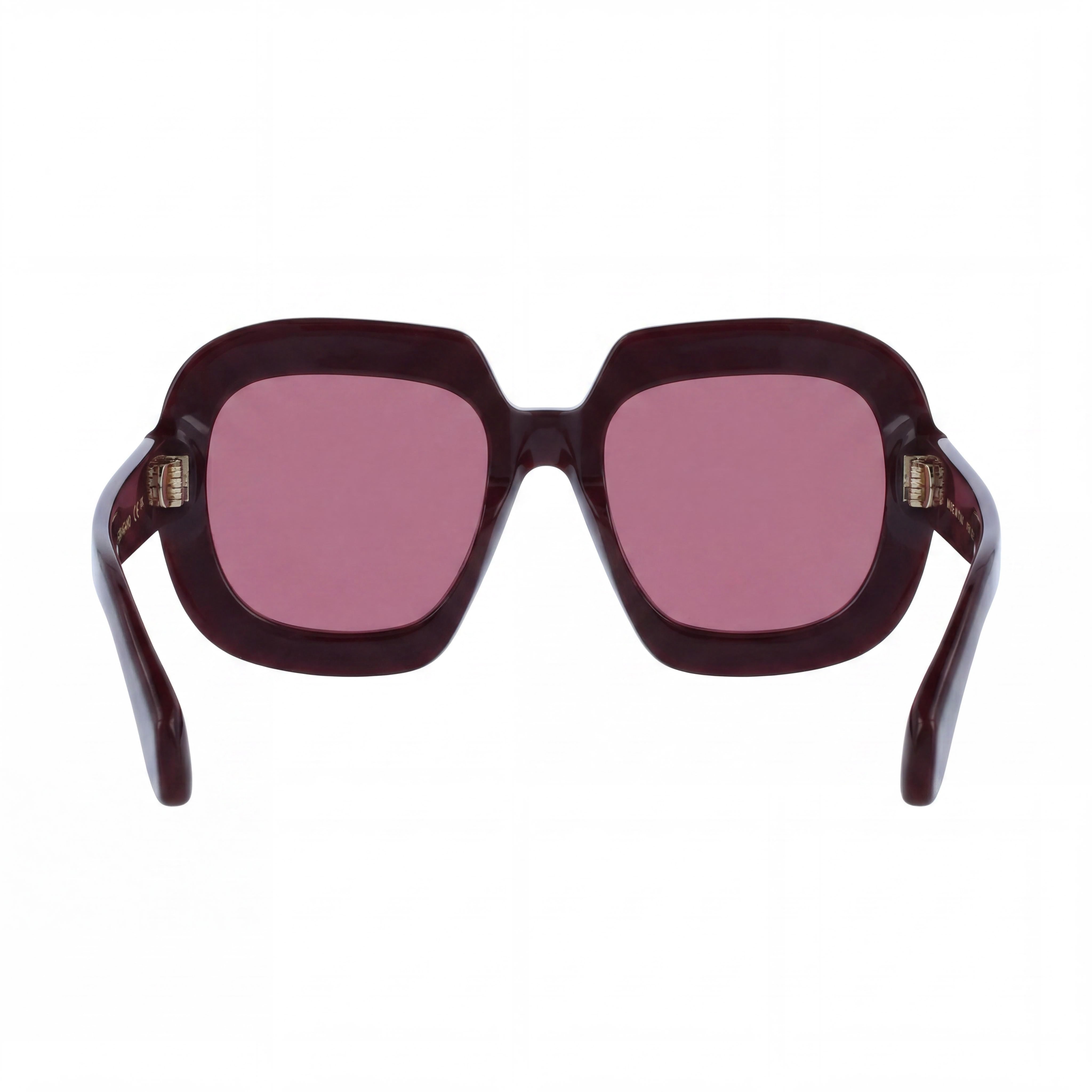 Ferragamo Men's Modern Acetate Burgundy Frame Sunglasses 54, Photo 3