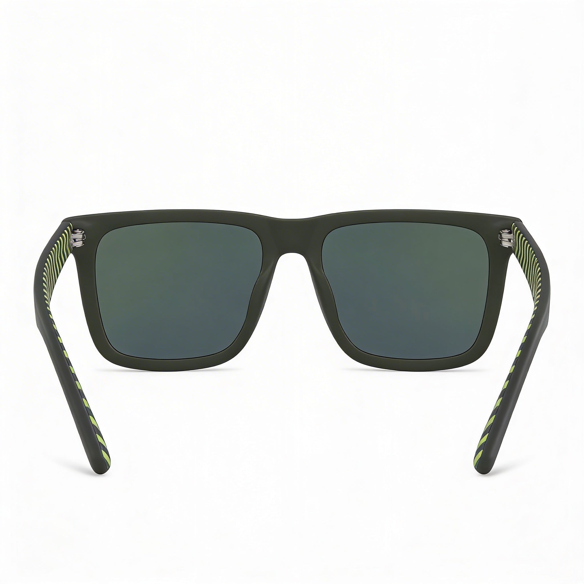 Gafas de sol Lacoste L750s de hombre, plástico verde militar mate, lentes grises no polarizadas, protección UV, 54 mm, Photo 4