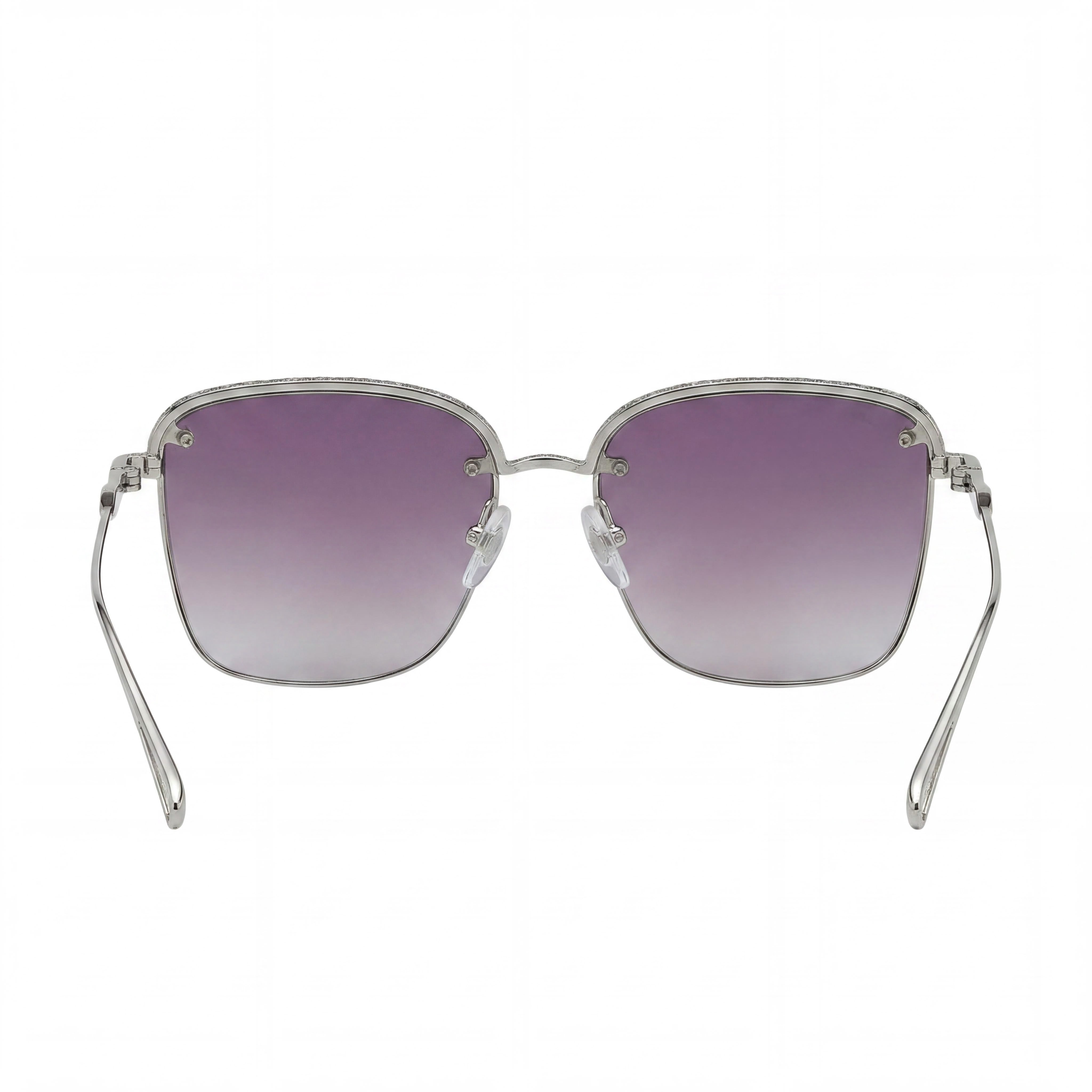Chopard Schd45s Women's UV Protection Eyewear featuring a Silver Plastic Frame and Acetate Lenses, Photo 4
