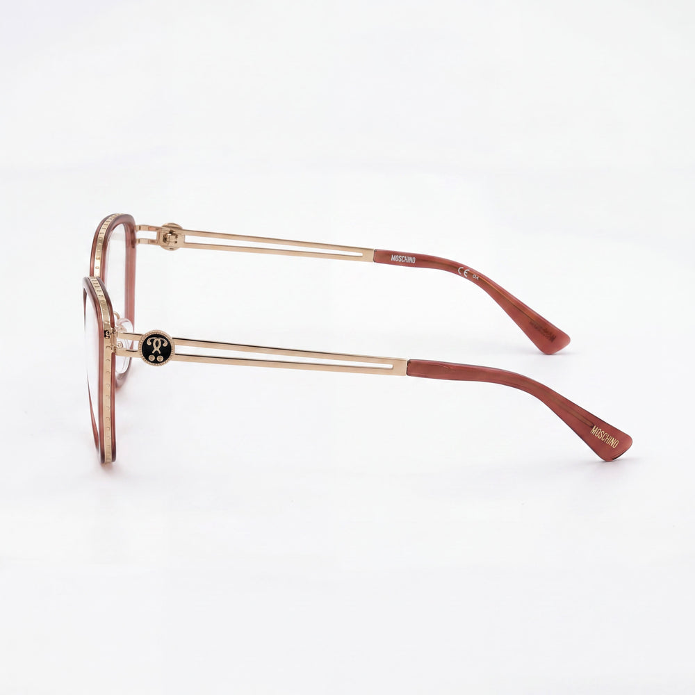 Gafas de sol clásicas vintage Moschino Mos584 para mujer en color burdeos con lentes de policarbonato de 52 mm