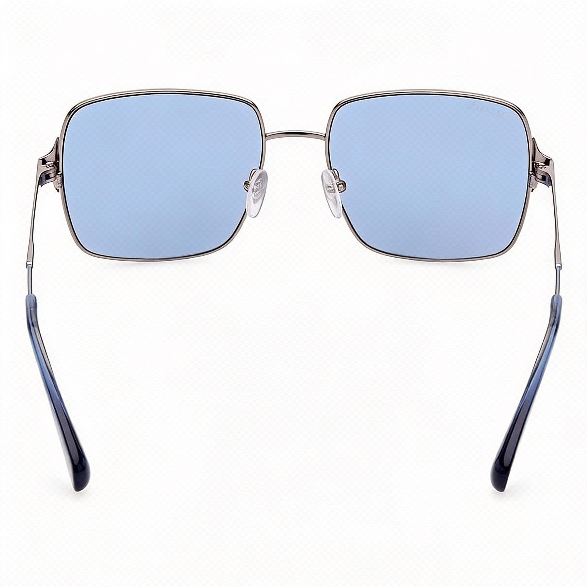 Max & Co. Casual Women's Shiny Light Ruthenium Metal Grey Lens UV Protection Sunglasses 56-17-140, Photo 3