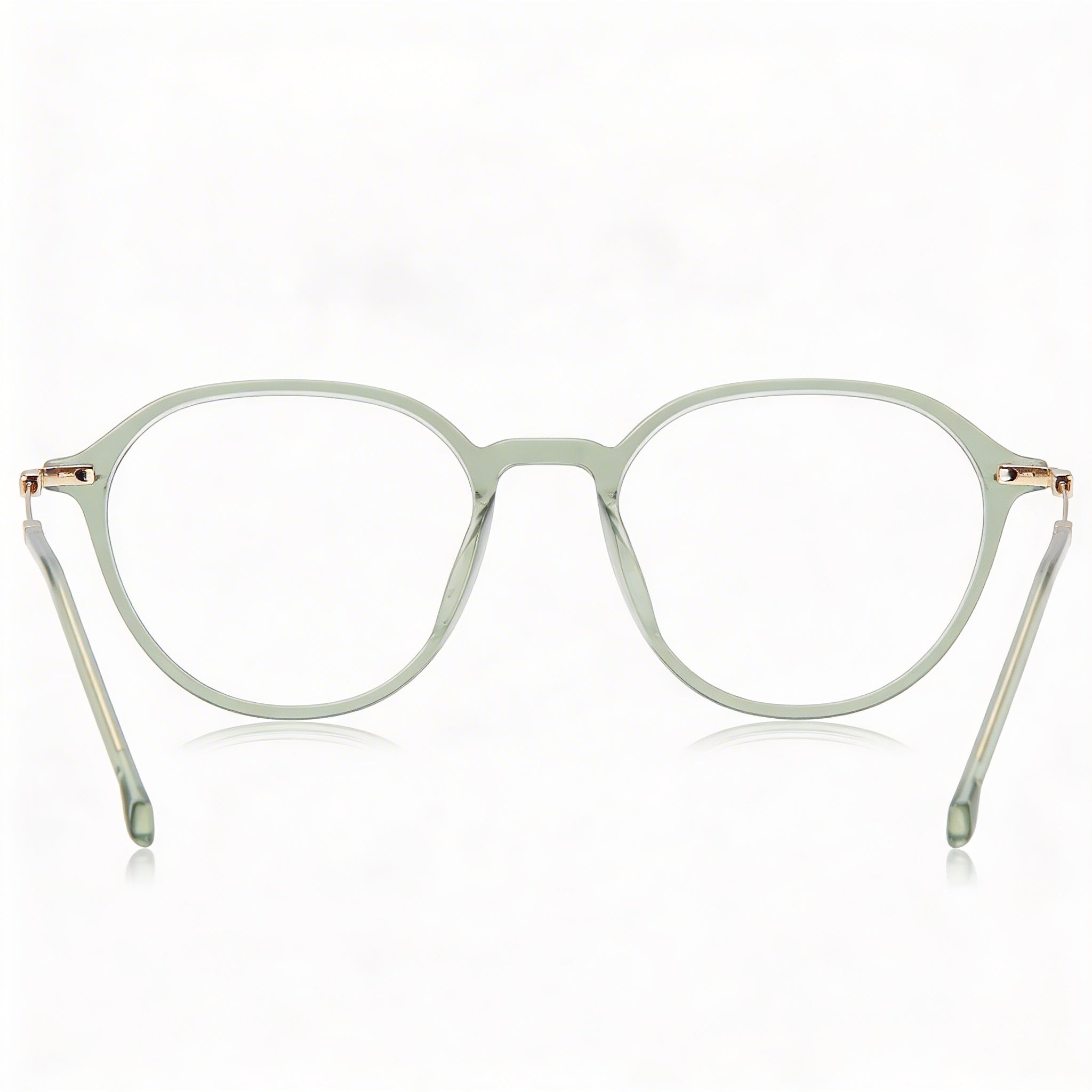 Hugo Boss Boss 1481 Gafas unisex redondas verdes, magnesio de 51 mm, Photo 3