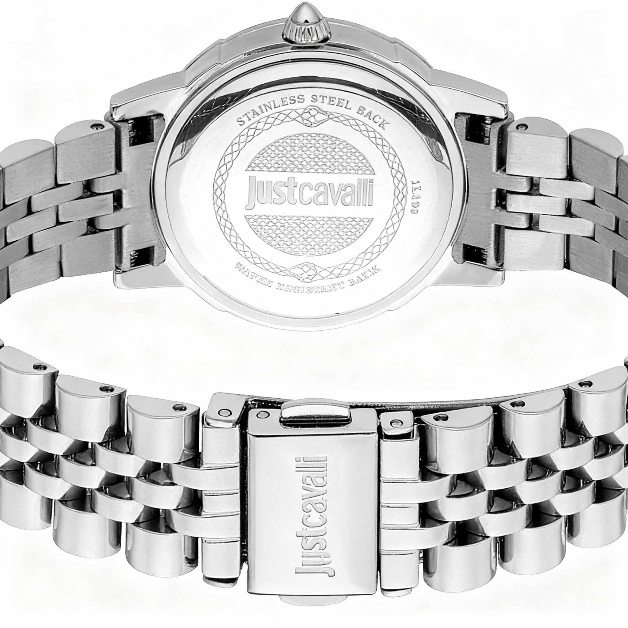 Just Cavalli Women's Bracelet Wrist Watch - Silver Stainless Steel, Quartz Movement, Shock Resistant, Photo 4