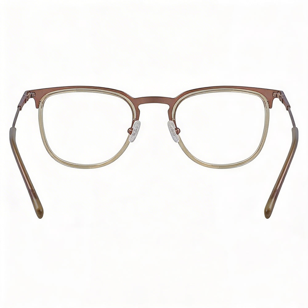 Lacoste Modern Unisex Sunglasses with Copper Acetate Frame and Non-polarized Polycarbonate Lenses 49mm