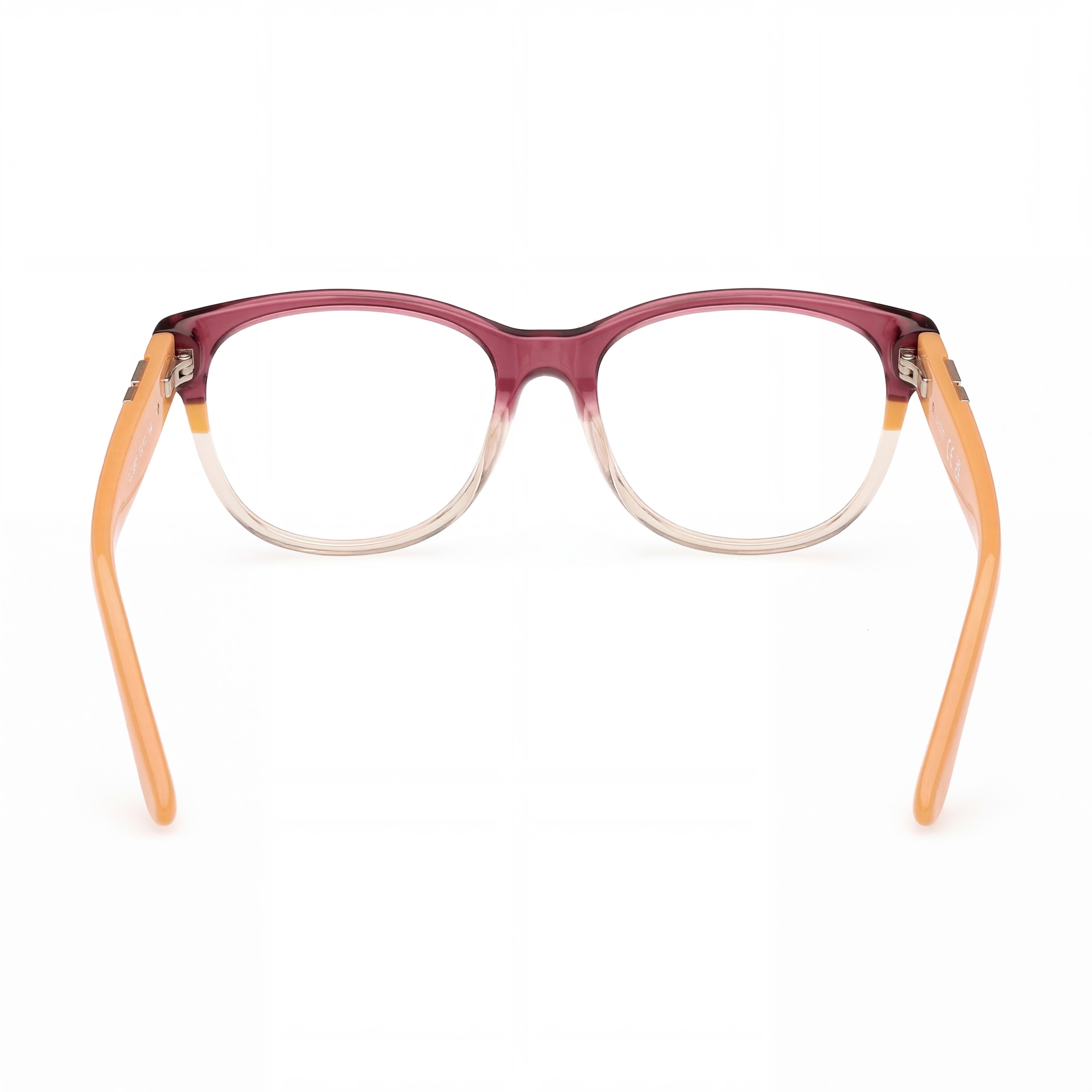 GUESS Gu2980 Women's Optical Eyeglasses with Orange Striped Plastic Frame and Polycarbonate Lenses, 53mm, Photo 4