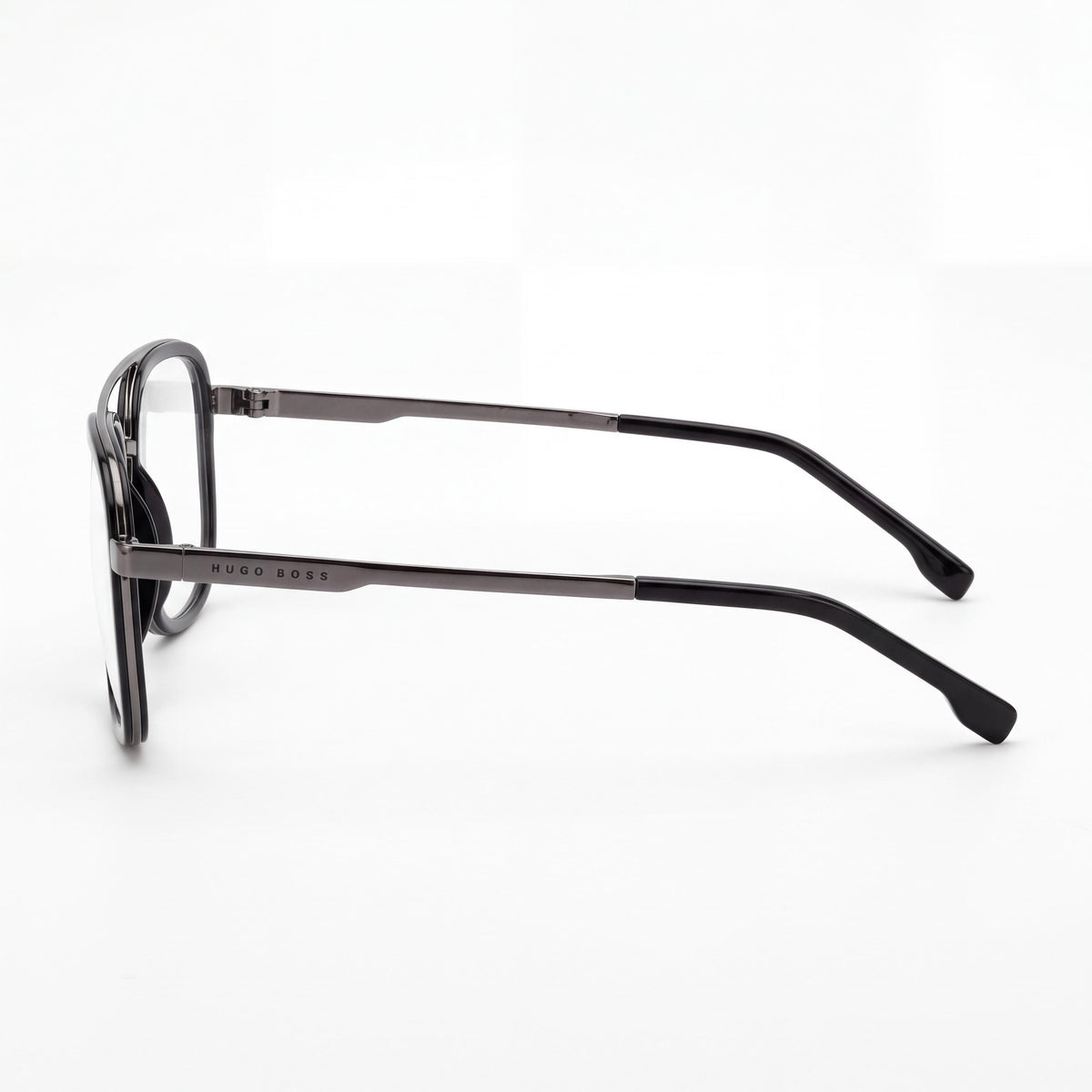 Hugo Boss Boss 1255 Unisex Eyeglasses with Metal Frame in Black Dark Ruthenium, 54mm Lens Width, Photo 3